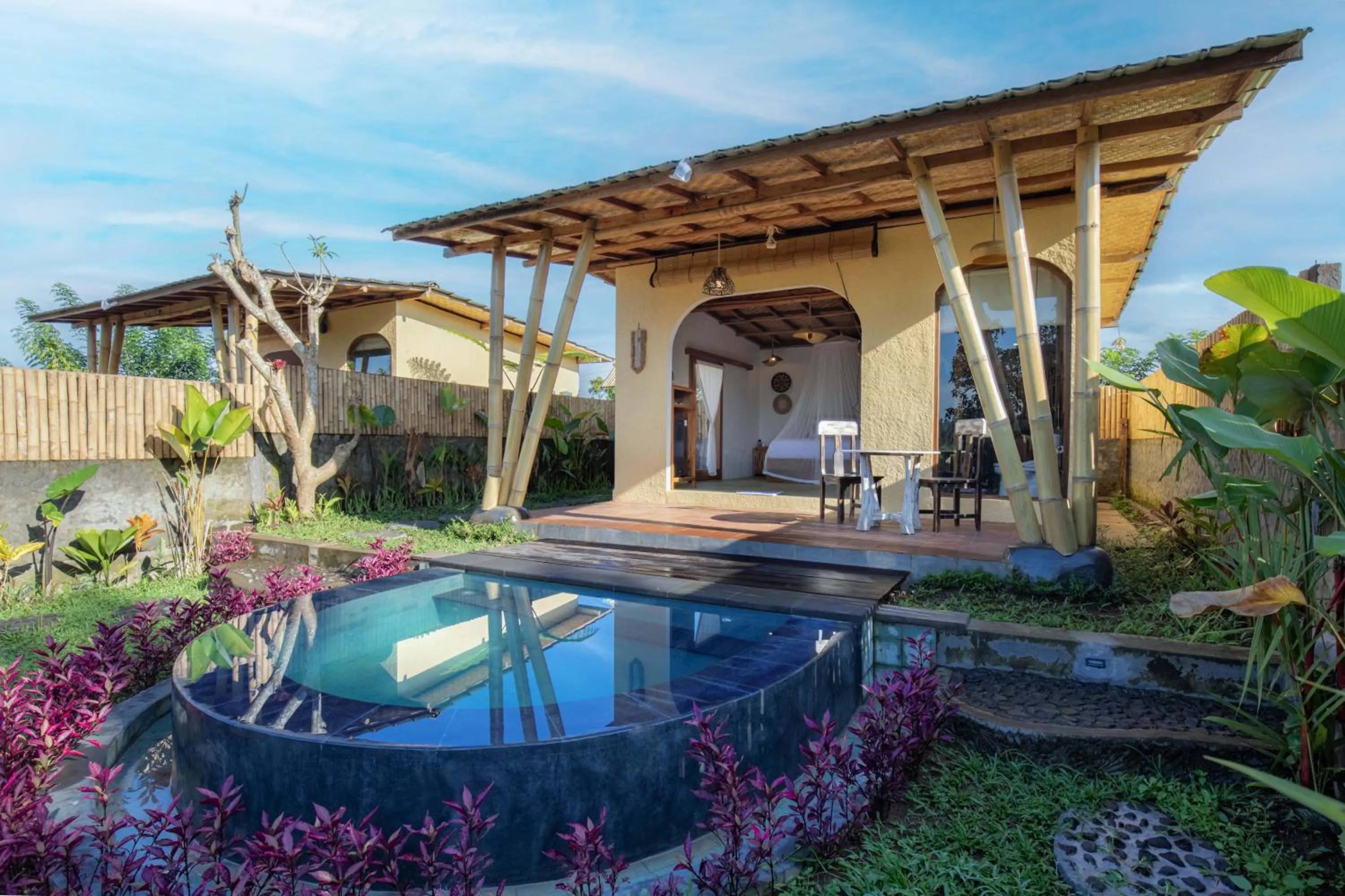 Pool view in Shigar Livin Bali