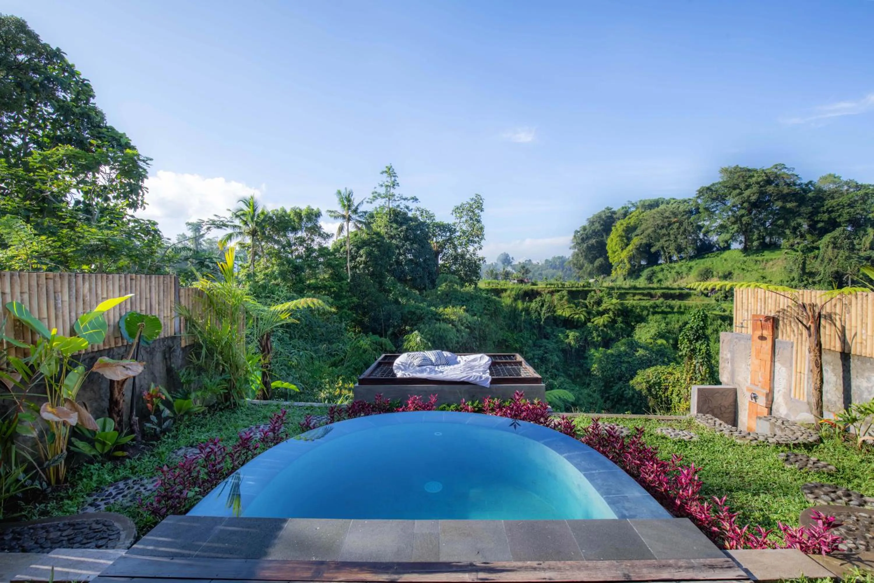 Swimming pool in Shigar Livin Bali