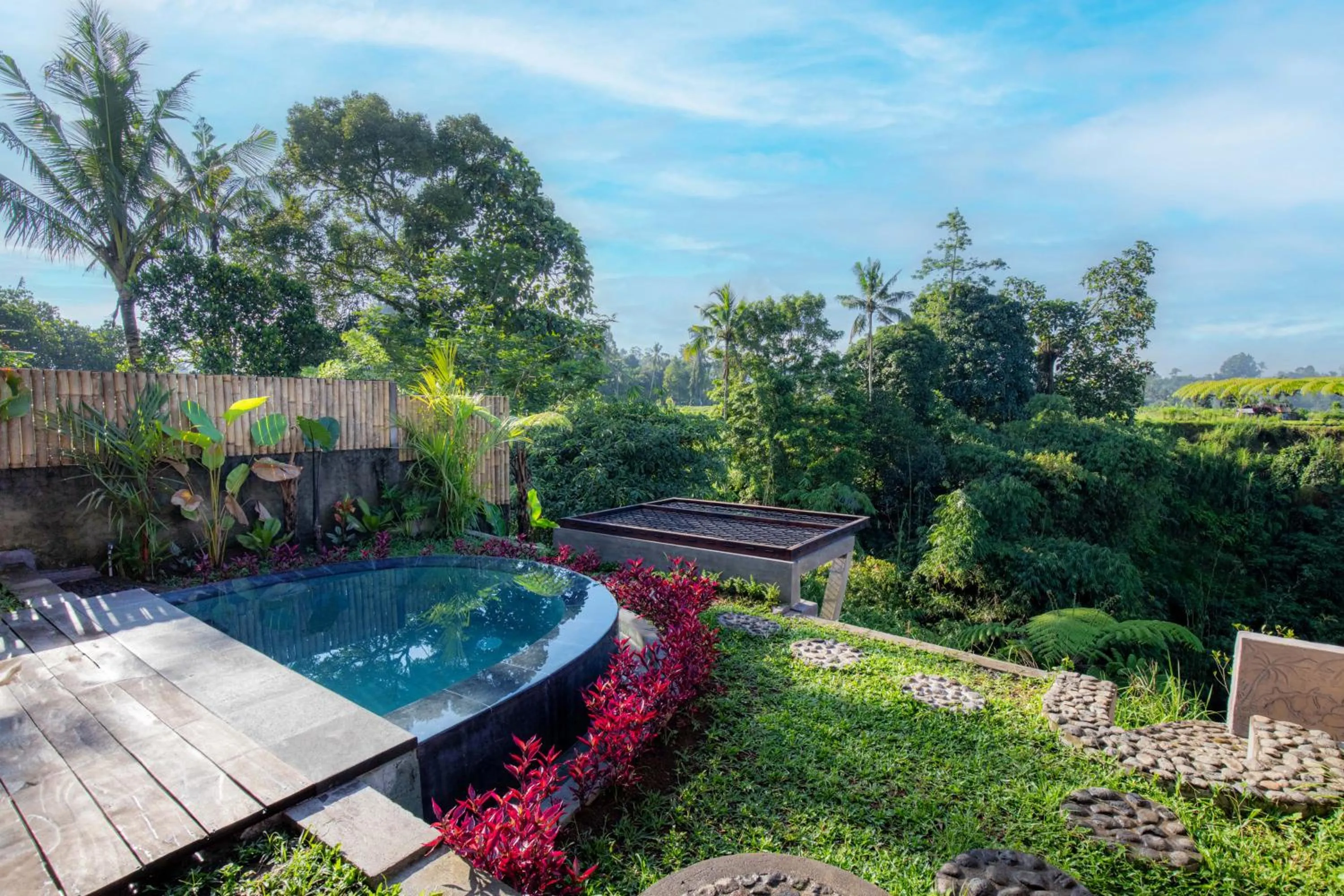 Swimming pool in Shigar Livin Bali