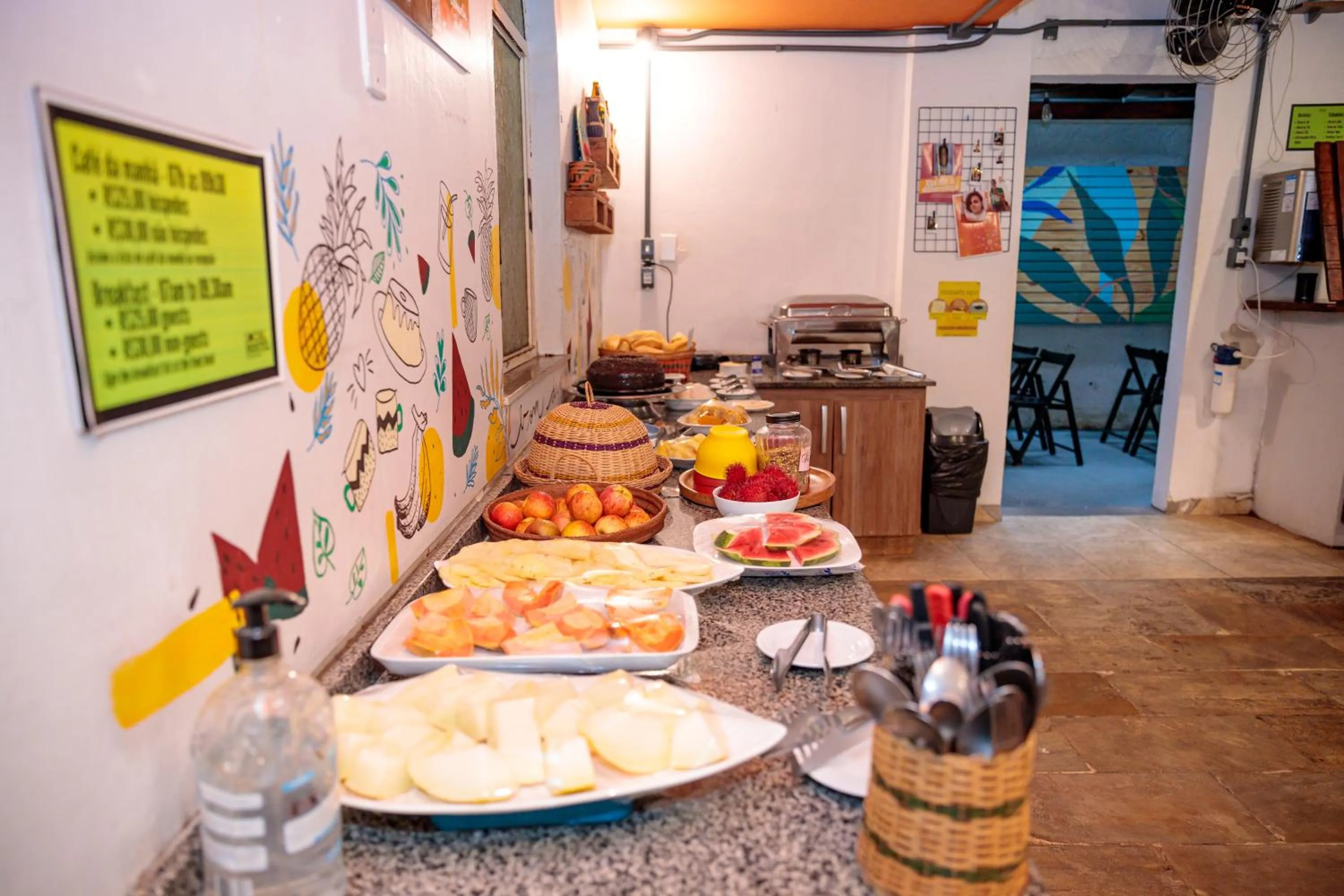 Breakfast in Local Hostel Manaus