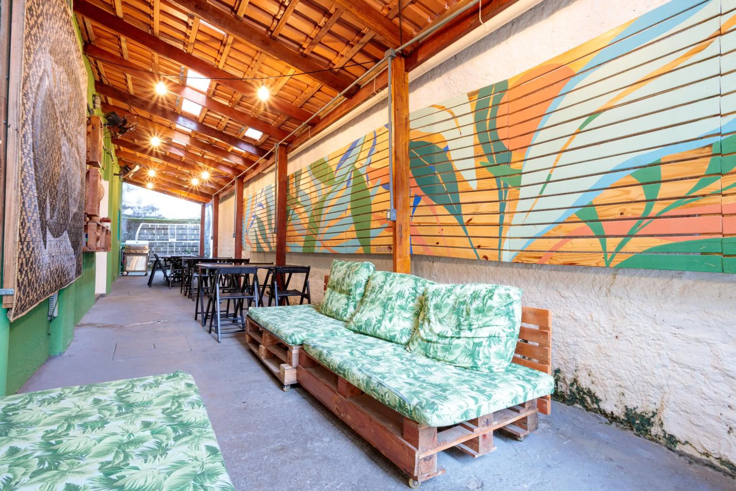 Patio in Local Hostel Manaus