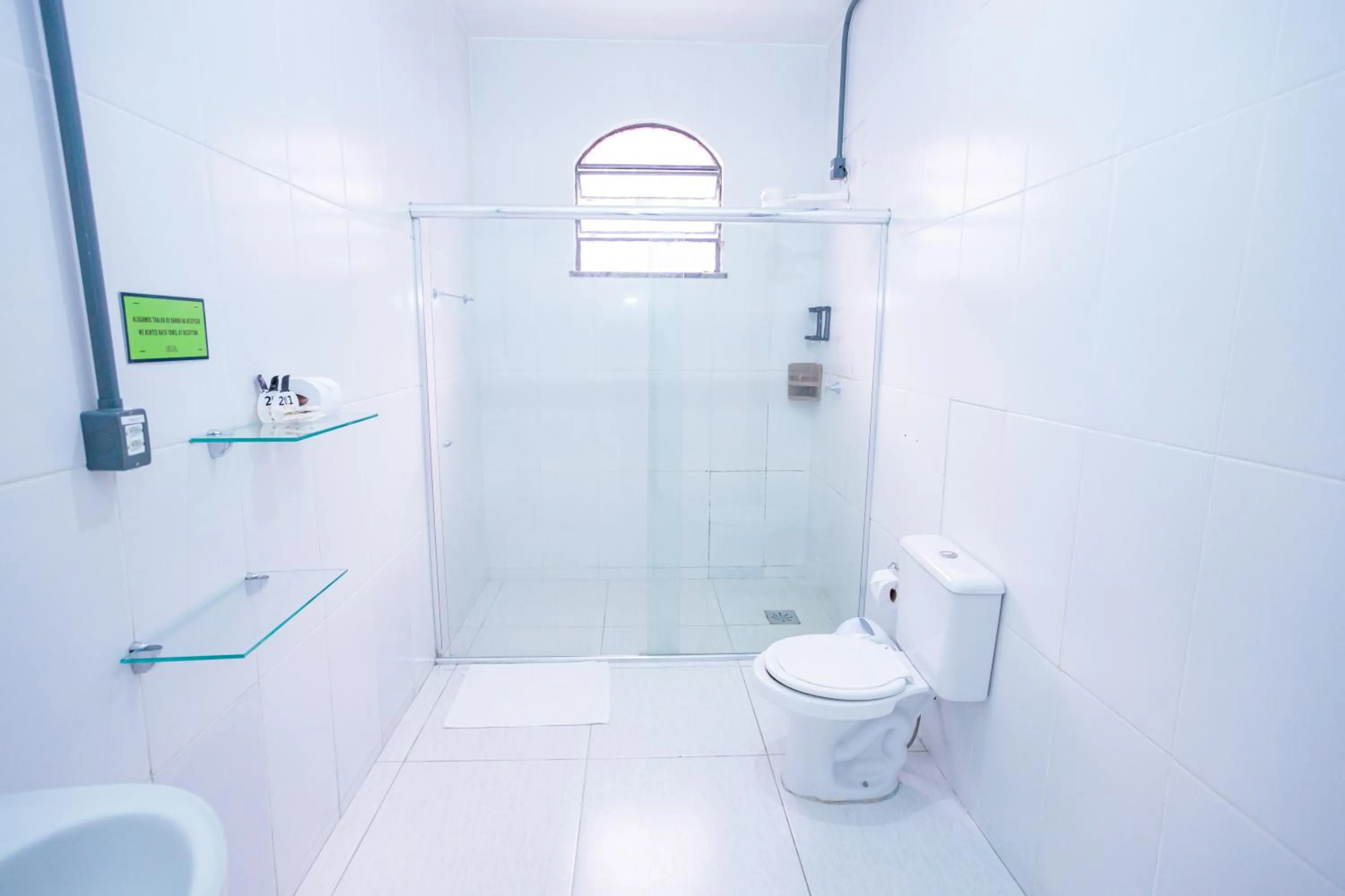 Shower in Local Hostel Manaus