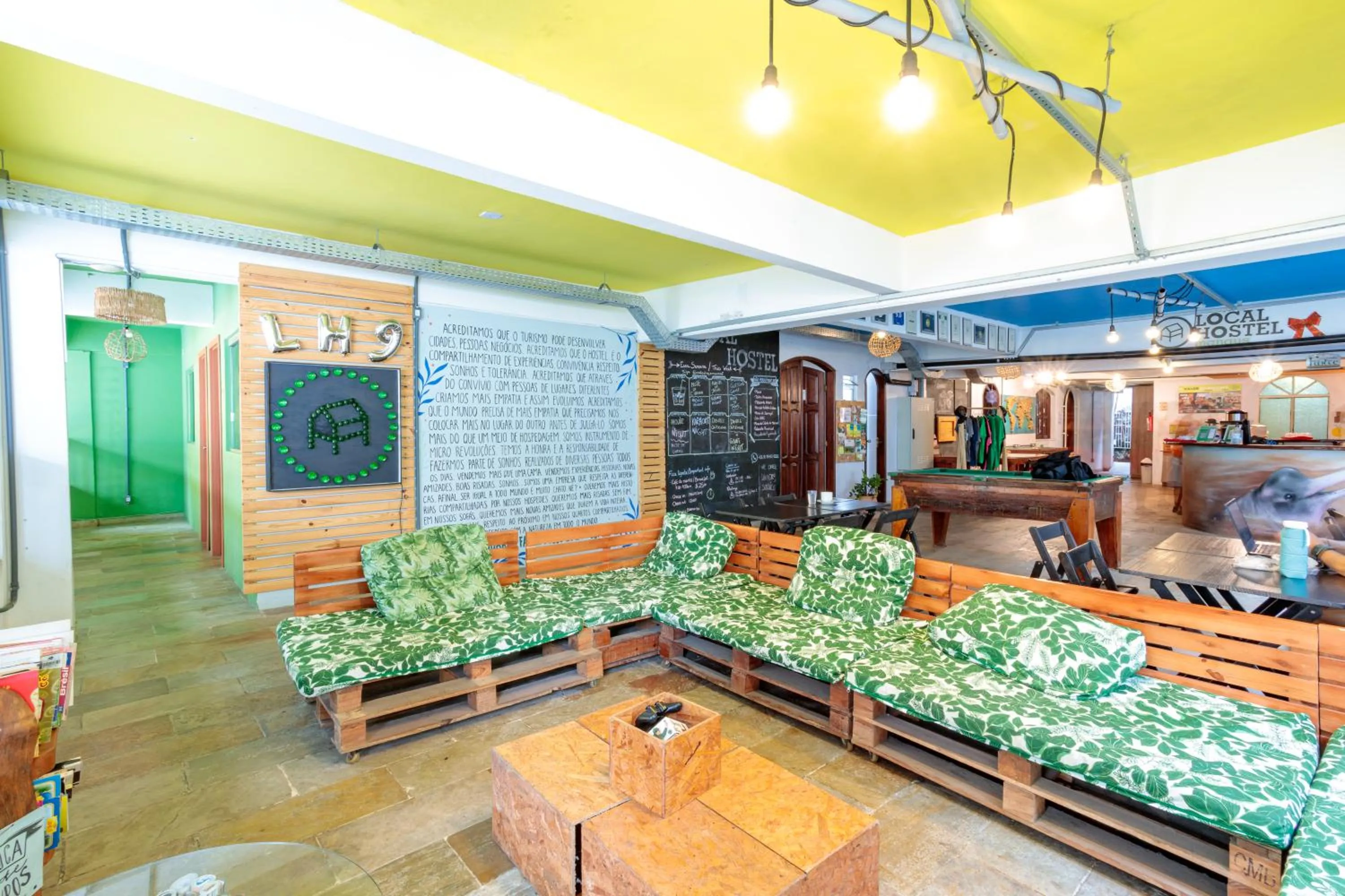 Living room in Local Hostel Manaus
