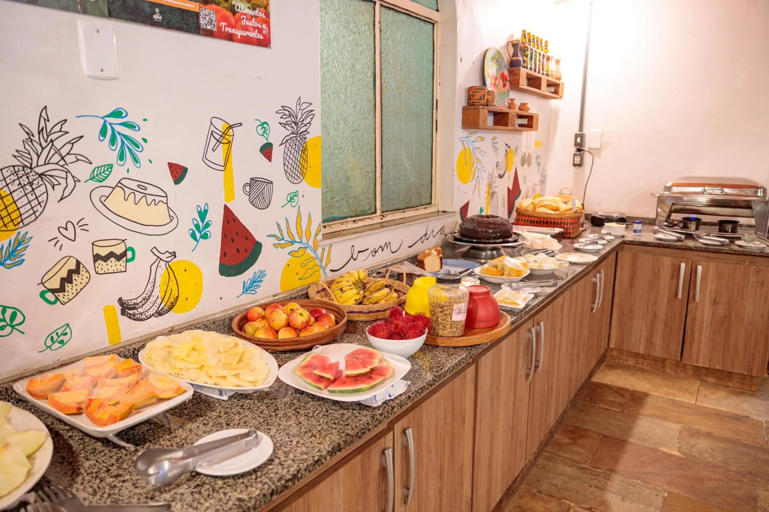 Food in Local Hostel Manaus