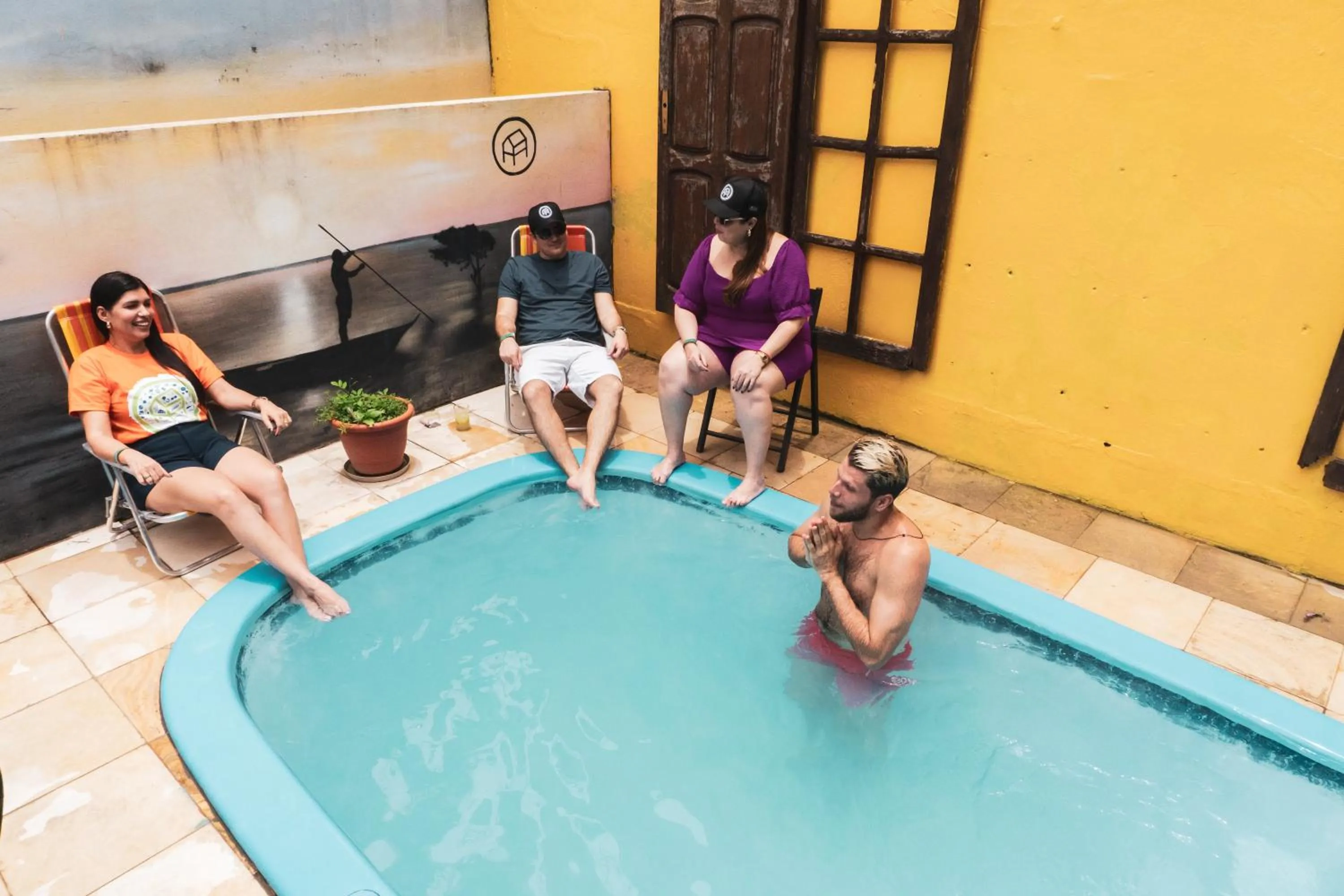 Pool view in Local Hostel Manaus
