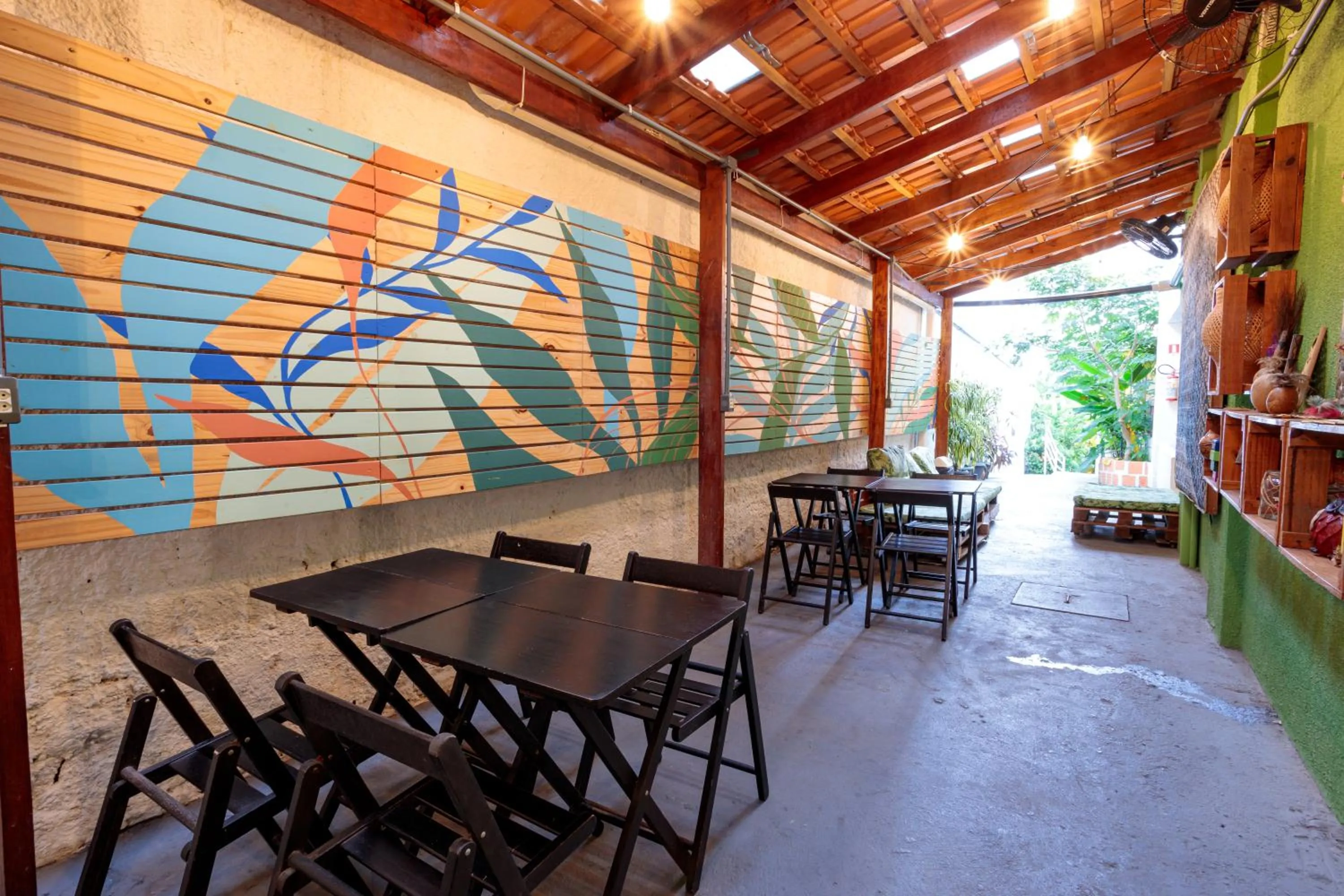 Patio in Local Hostel Manaus