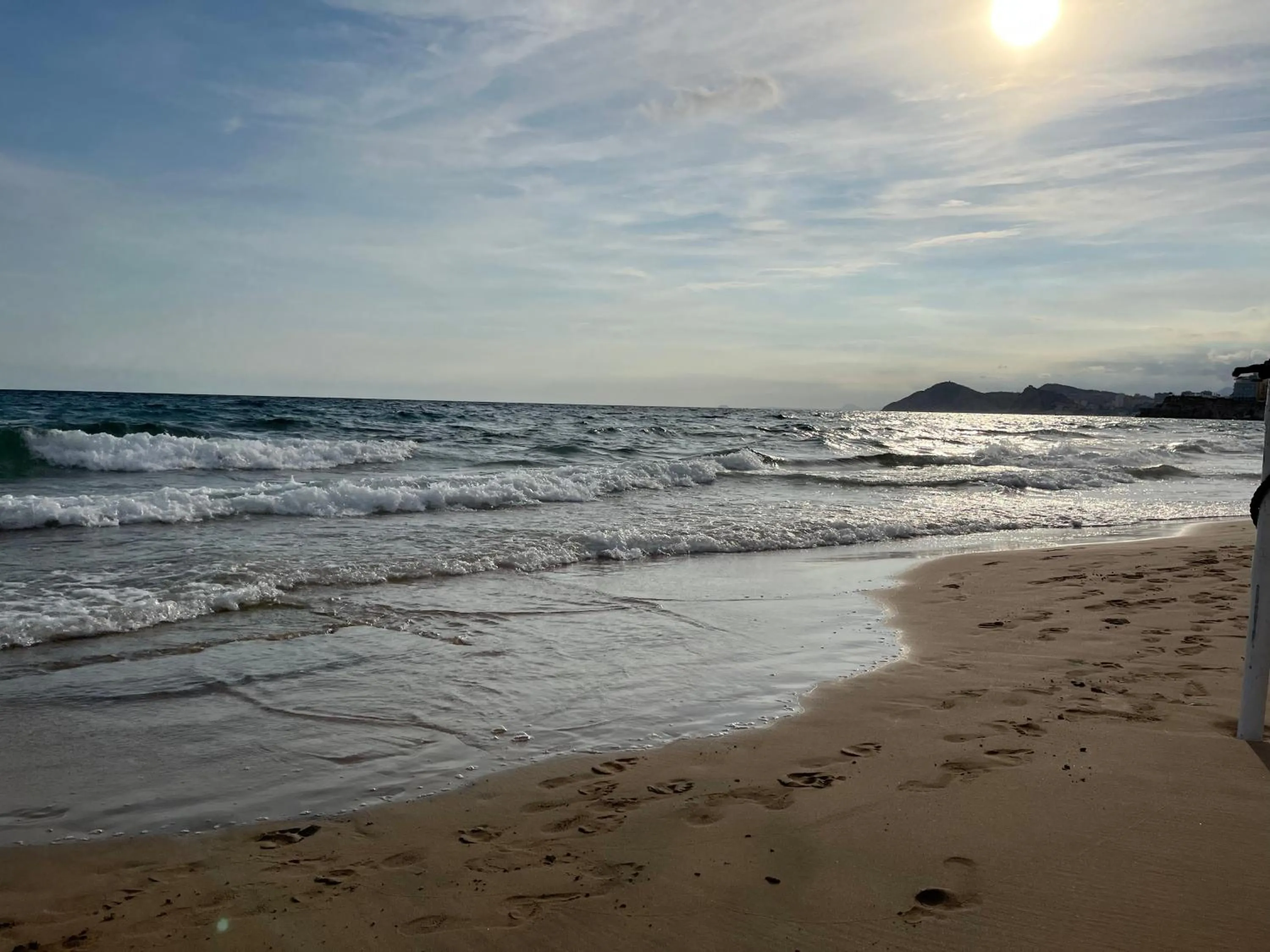 Beach in Anna’s apartment