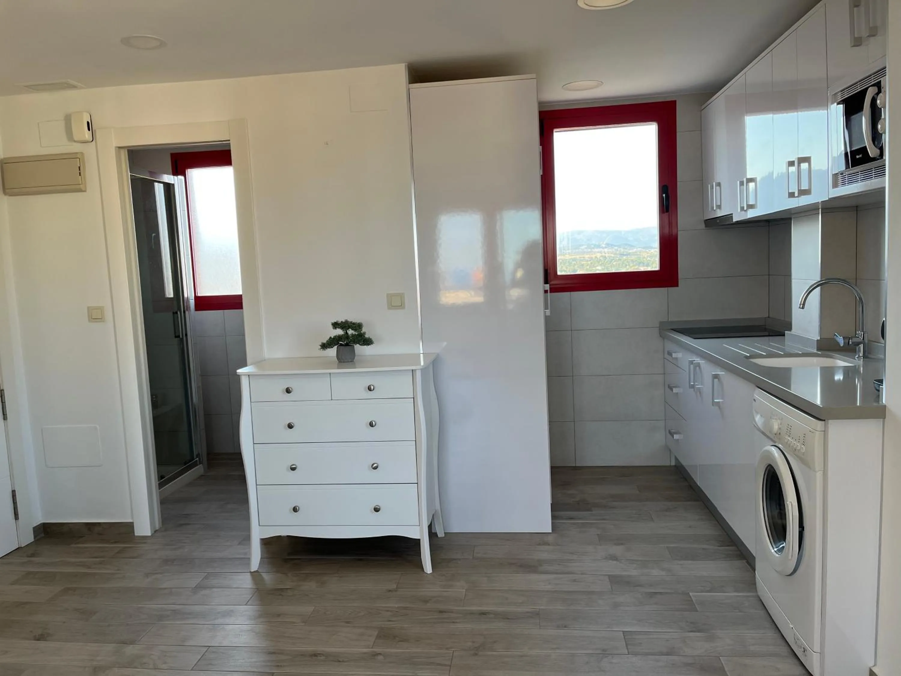Kitchen or kitchenette in Anna’s apartment