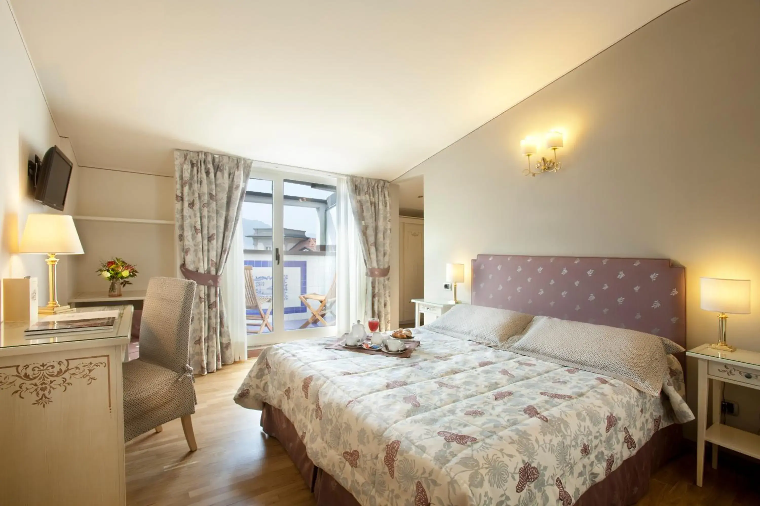 Bed in Hotel Posta Bed in Hotel Posta