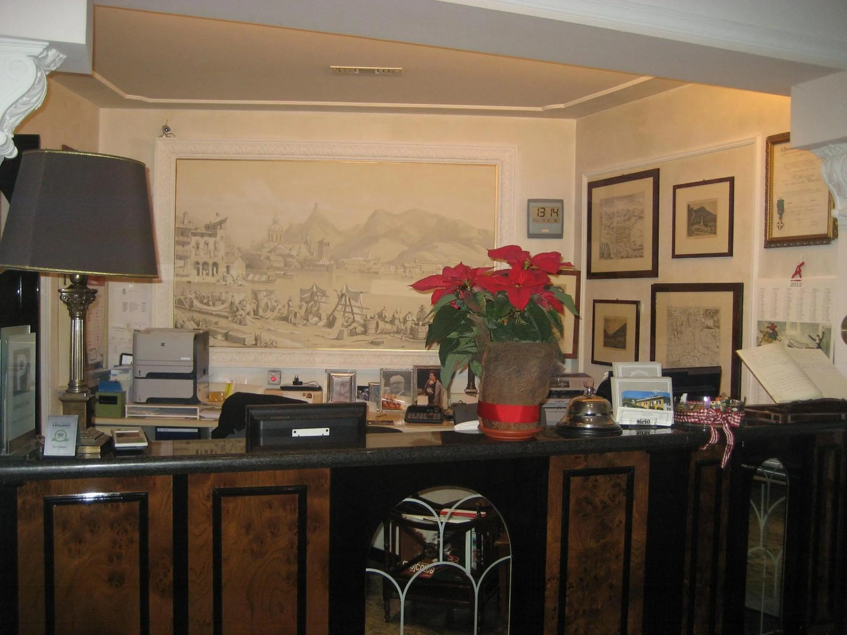 Lobby or reception in Hotel Posta