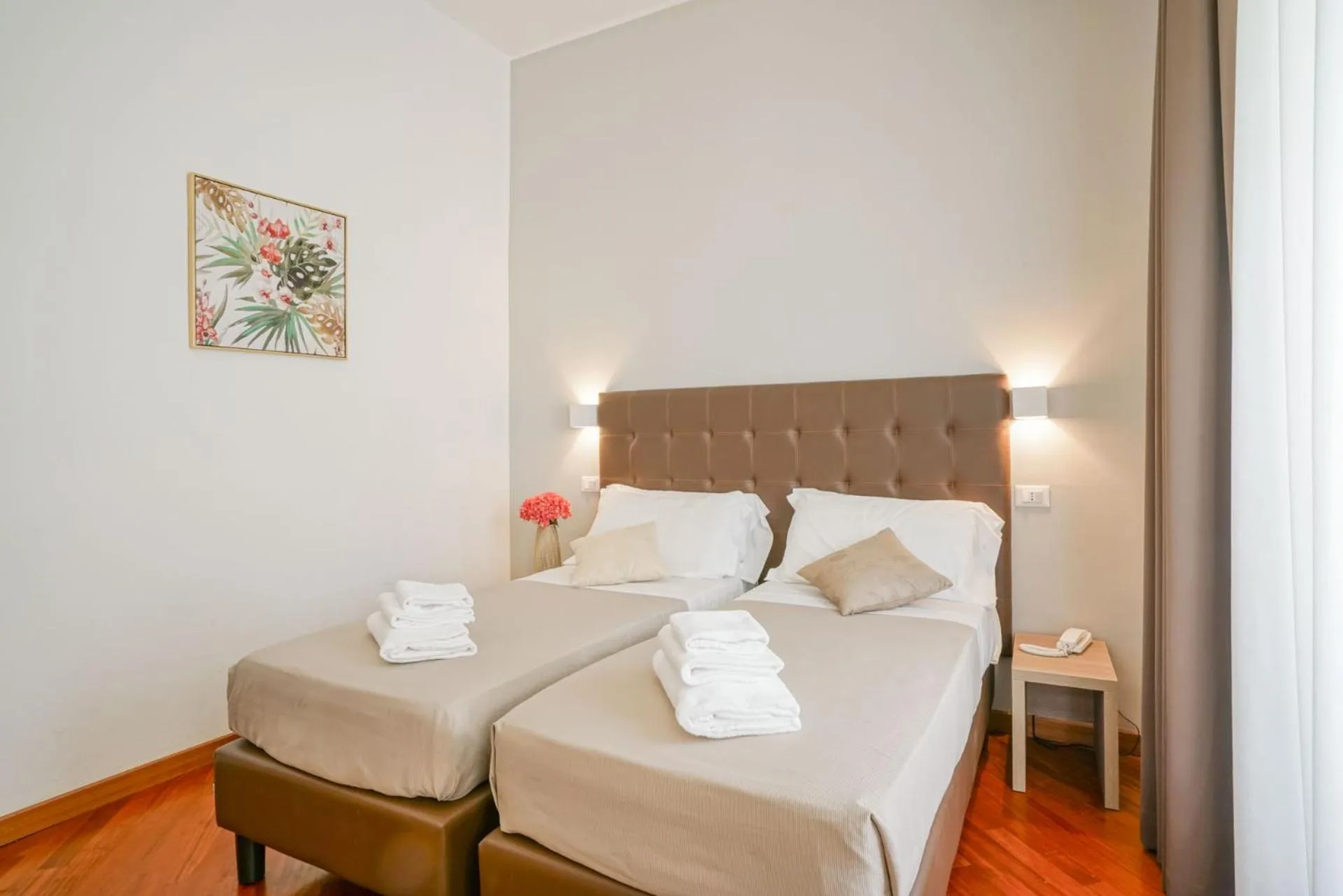 Photo of the whole room, Bed in Hotel St. Moritz