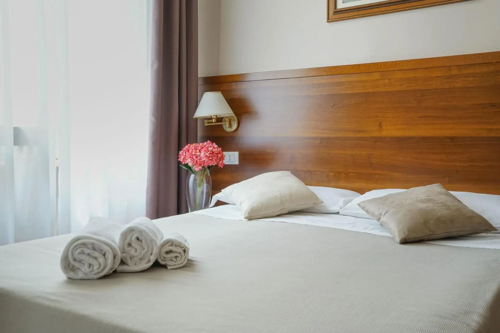 Bed in Hotel St. Moritz Bed in Hotel St. Moritz