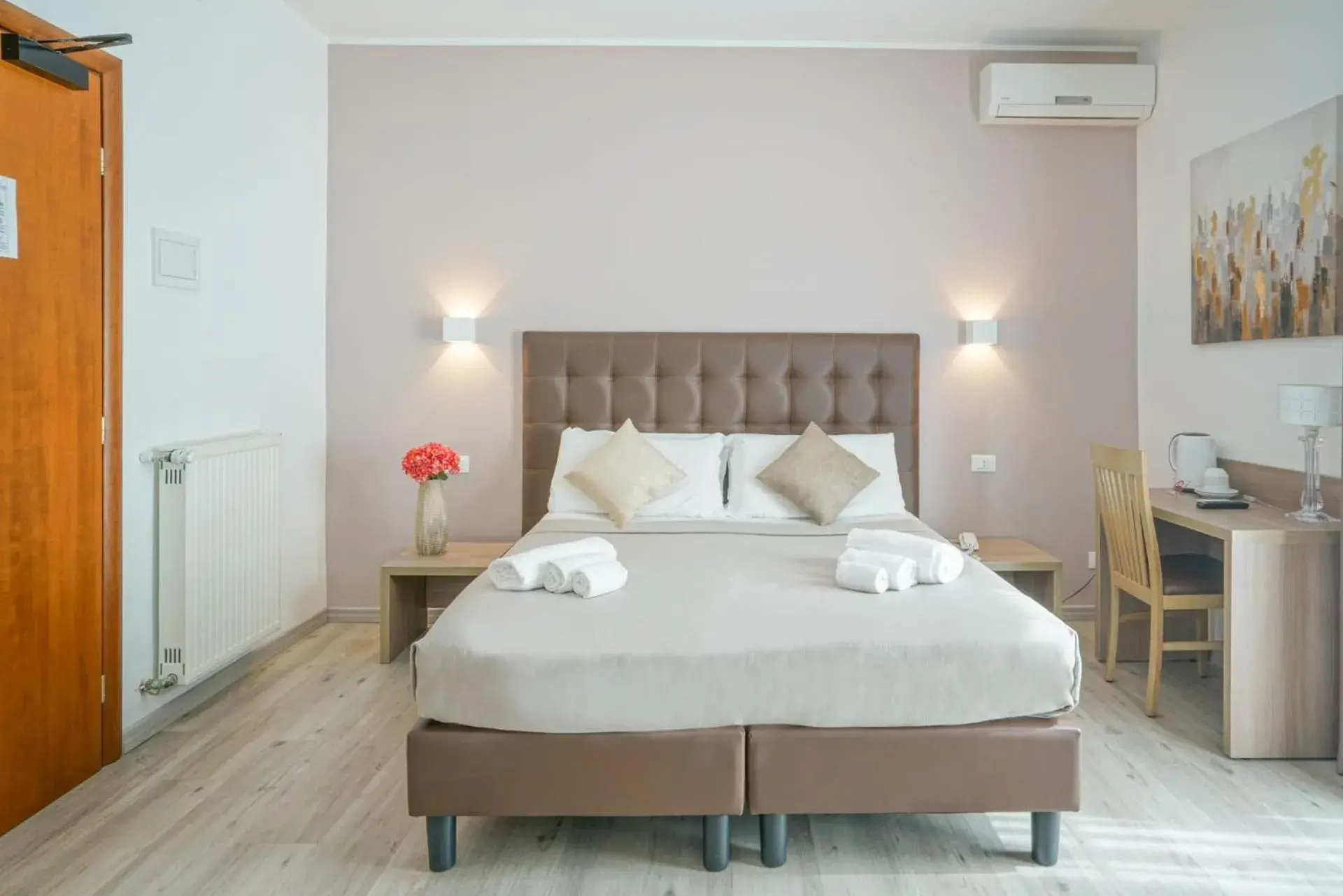 Bed in Hotel St. Moritz Bed in Hotel St. Moritz