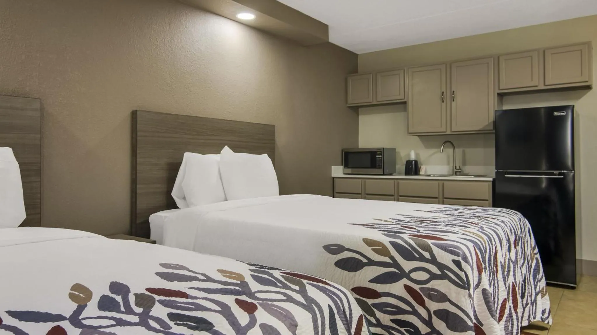 Photo of the whole room, Bed in Red Roof Inn and Conference Center Chicago - N Aurora Naperville