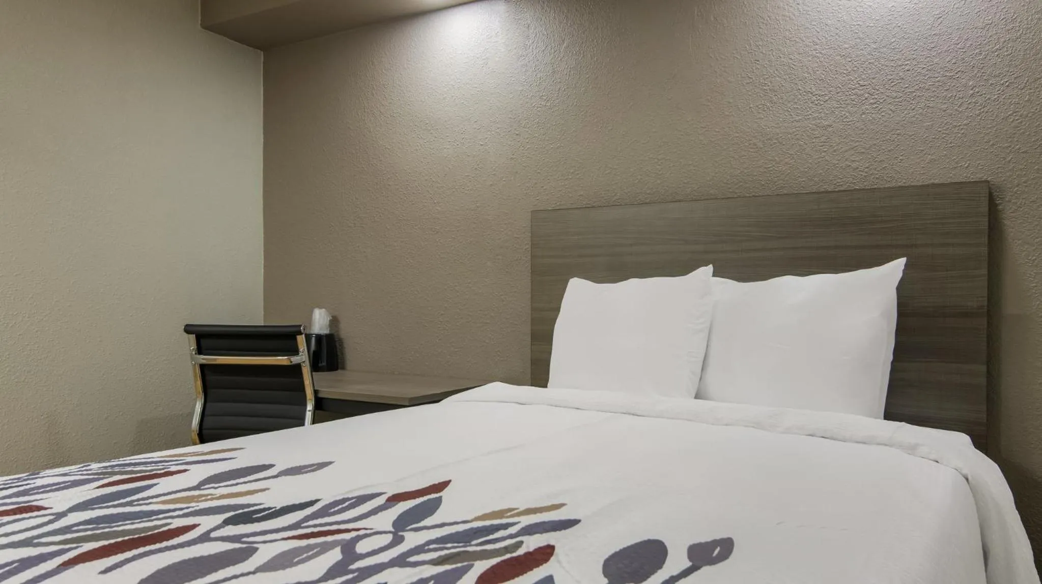 Photo of the whole room, Bed in Red Roof Inn and Conference Center Chicago - N Aurora Naperville