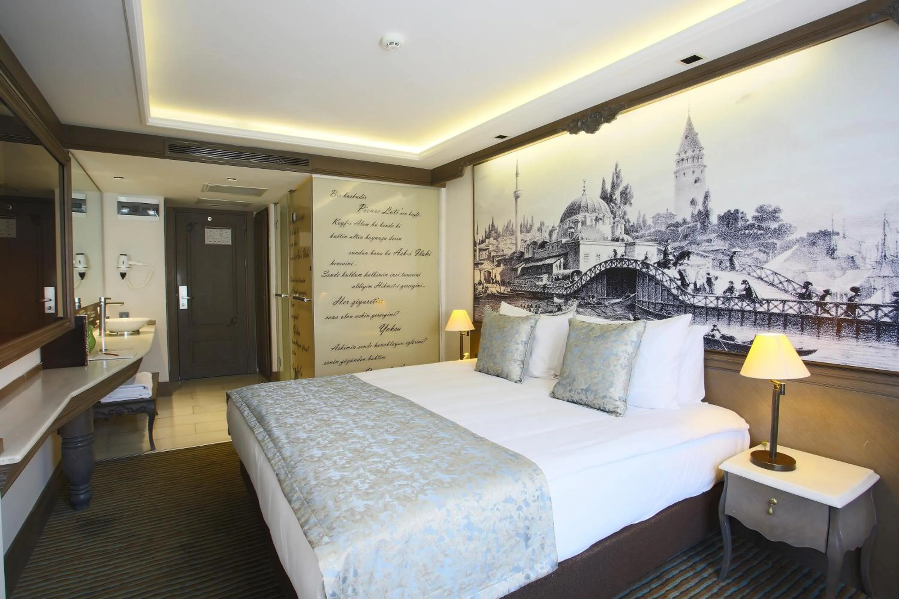 Bed in Pierre Loti Hotel Old City- Special Category
