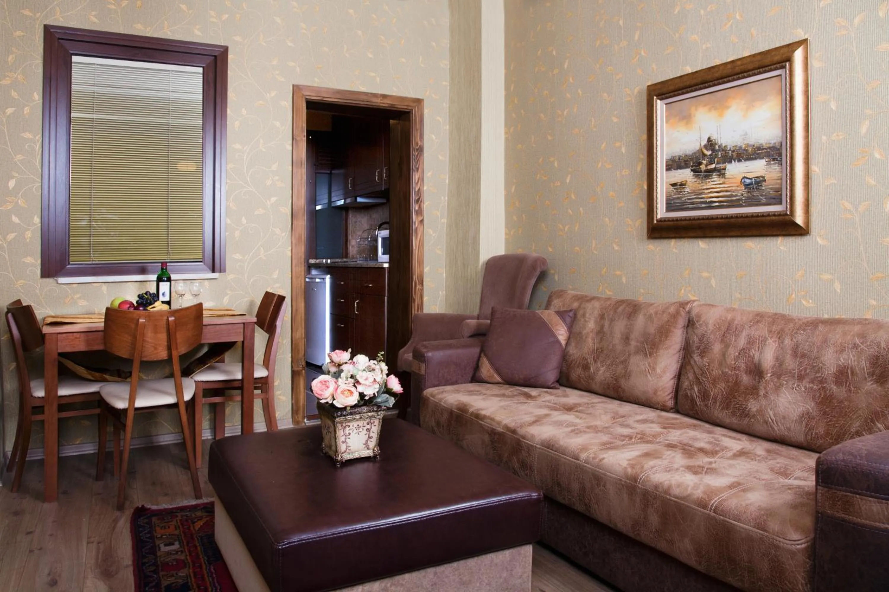 Living room in Sultanahmet Suites