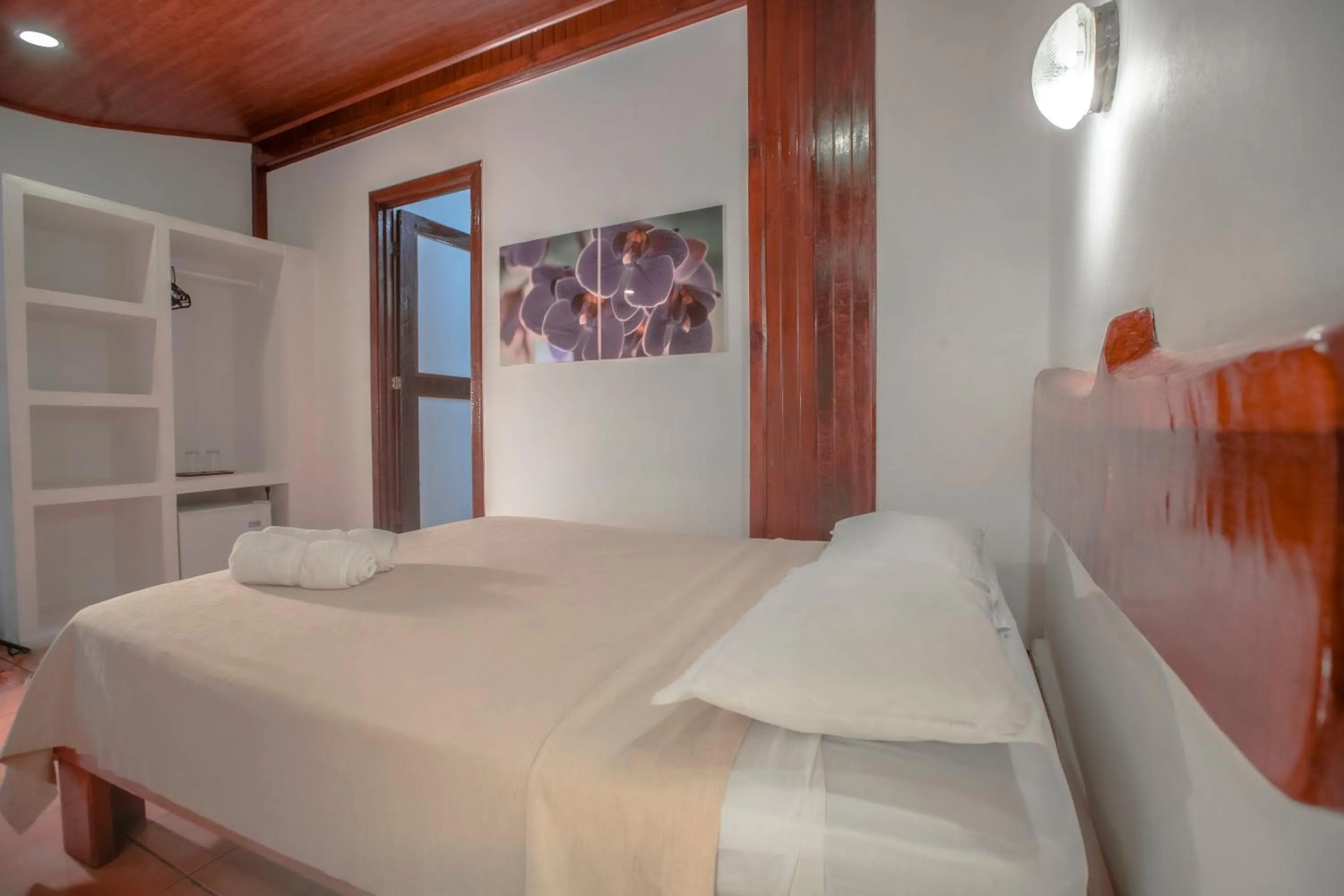 Bed in Hotel El Jardin