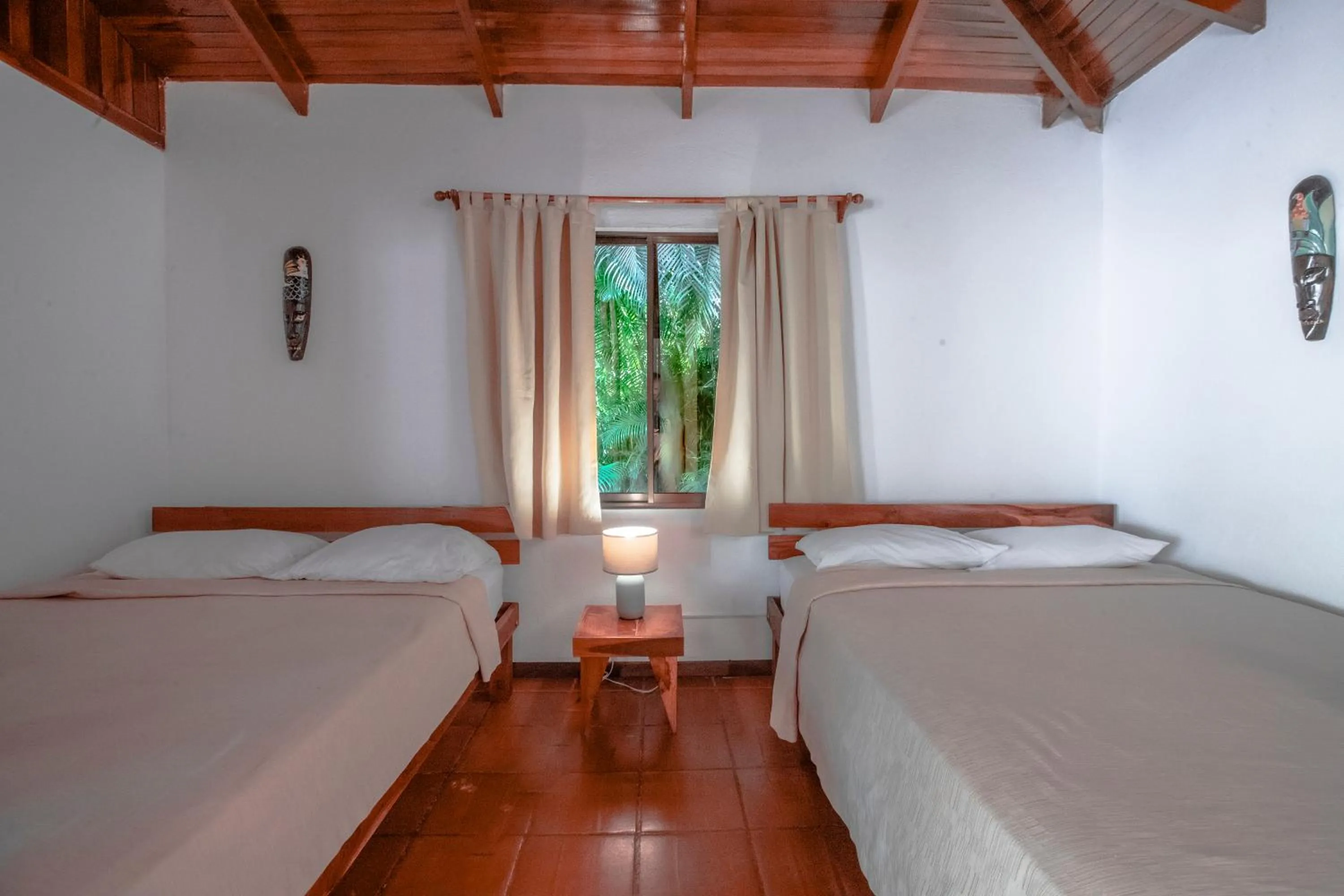 Bed in Hotel El Jardin