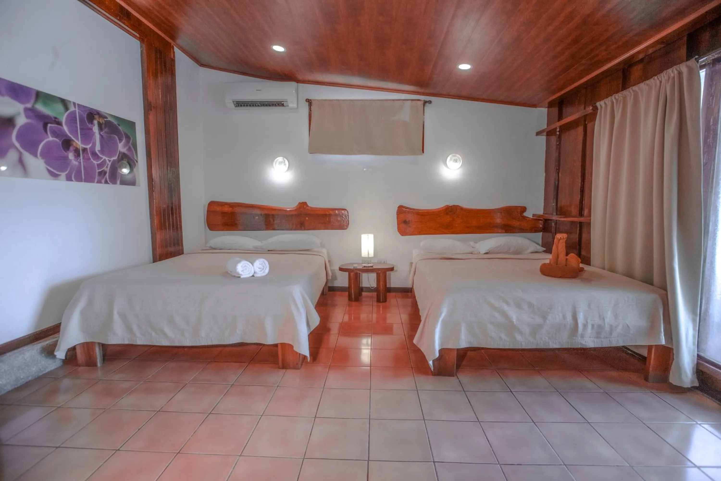 Bed in Hotel El Jardin