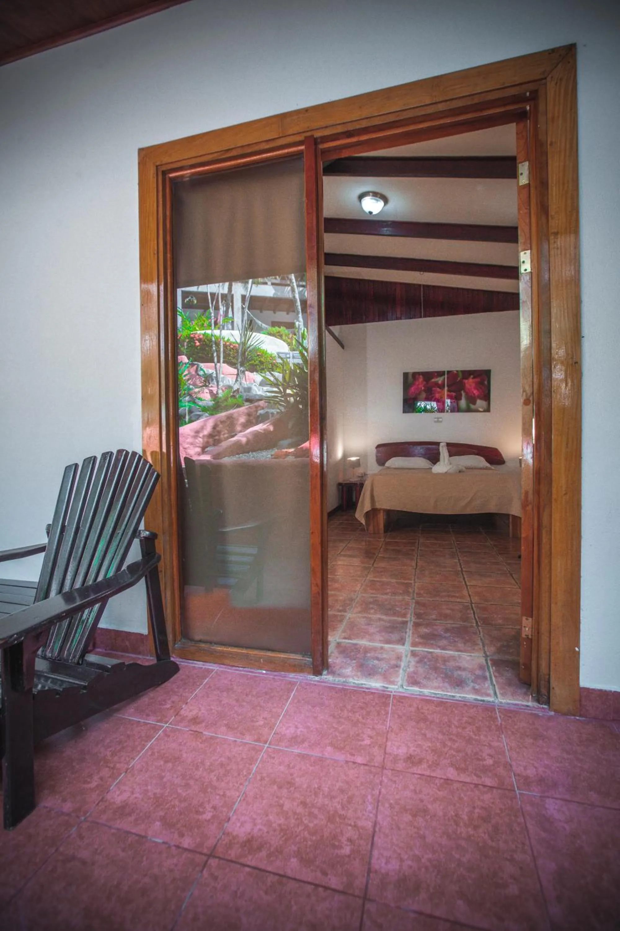 Bed in Hotel El Jardin