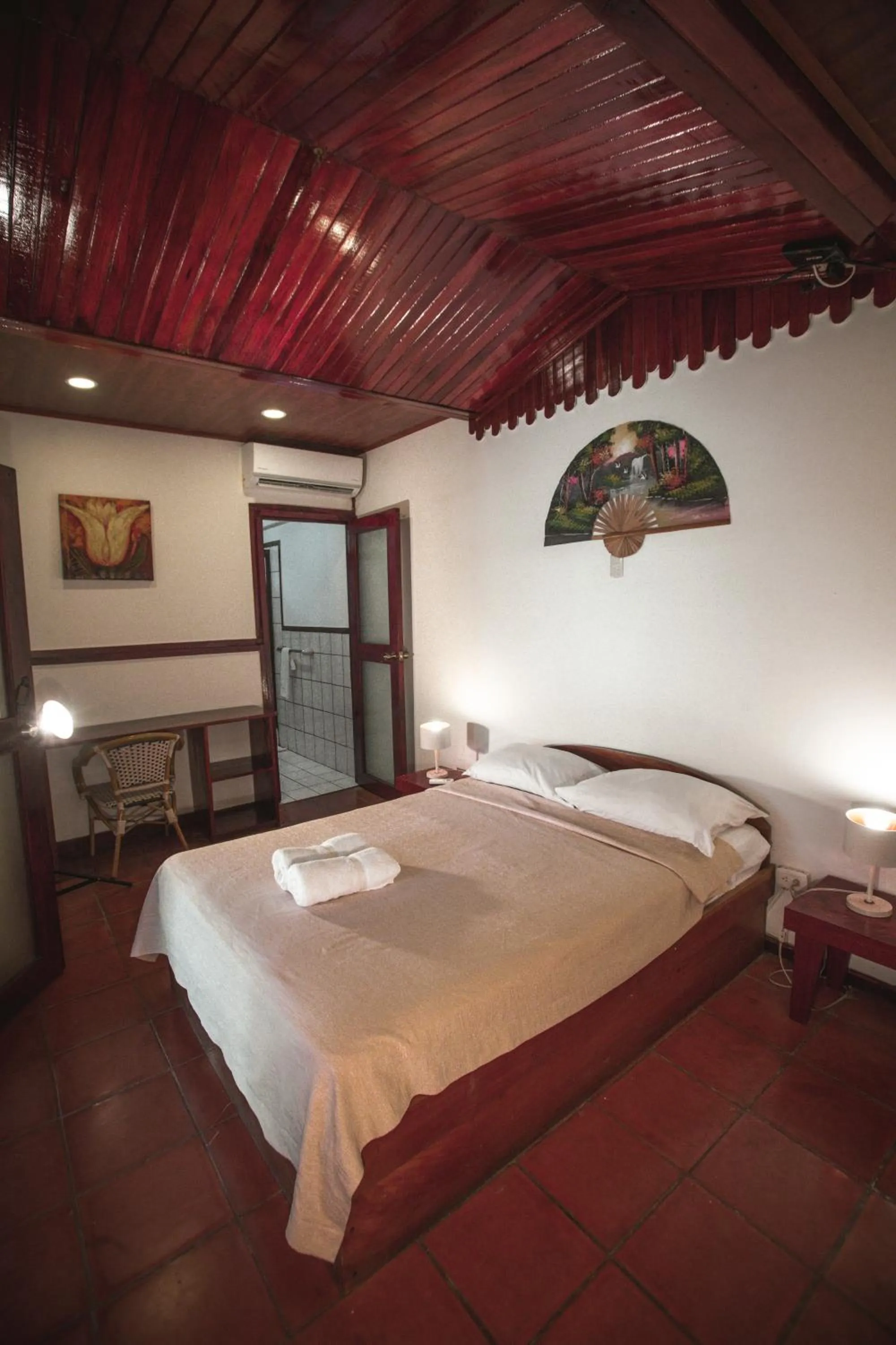 Bed in Hotel El Jardin