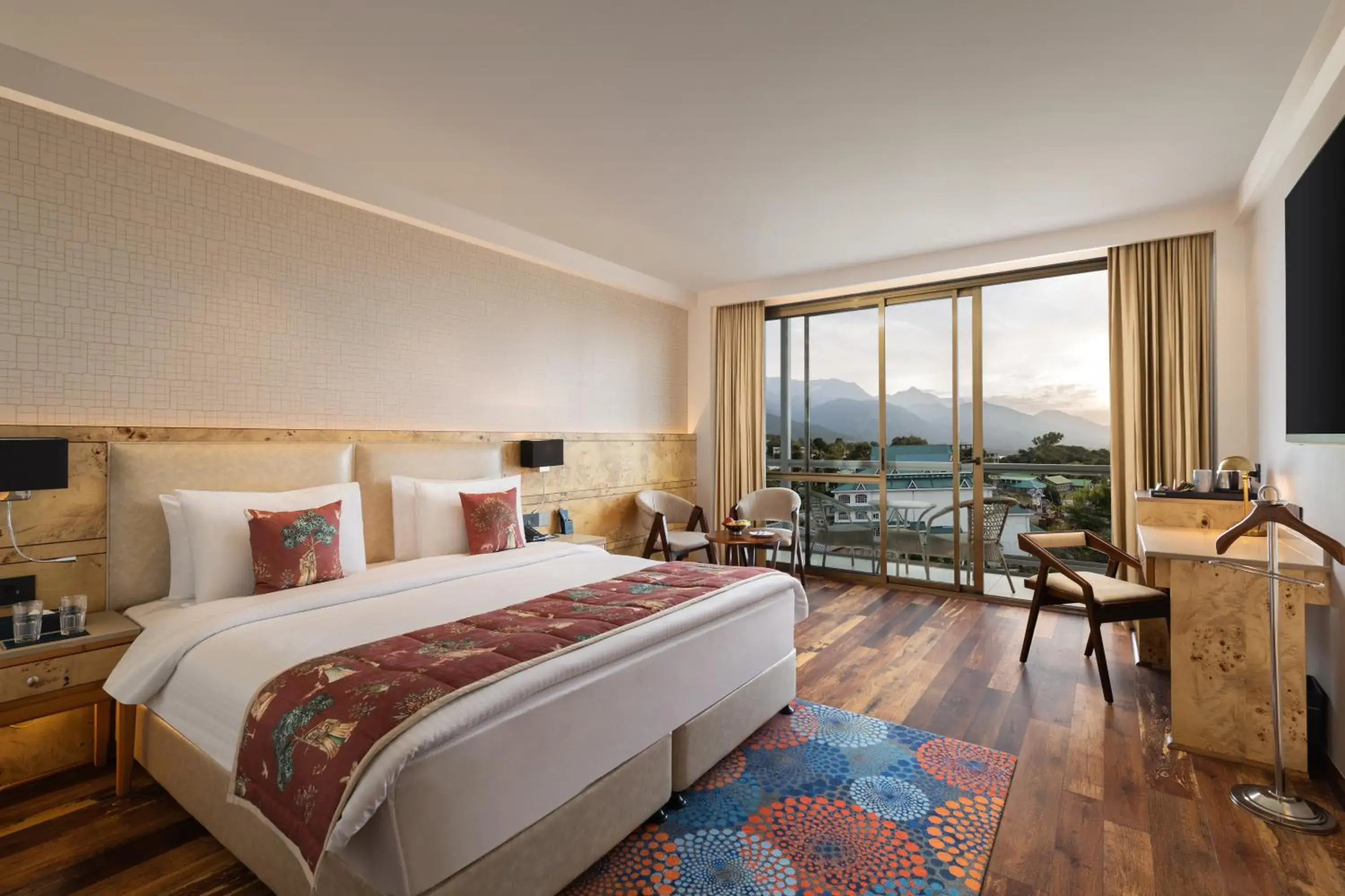 Natural landscape, Bed in INFINITEA CENTRIC DHARAMSHALA Natural landscape, Bed in INFINITEA CENTRIC DHARAMSHALA