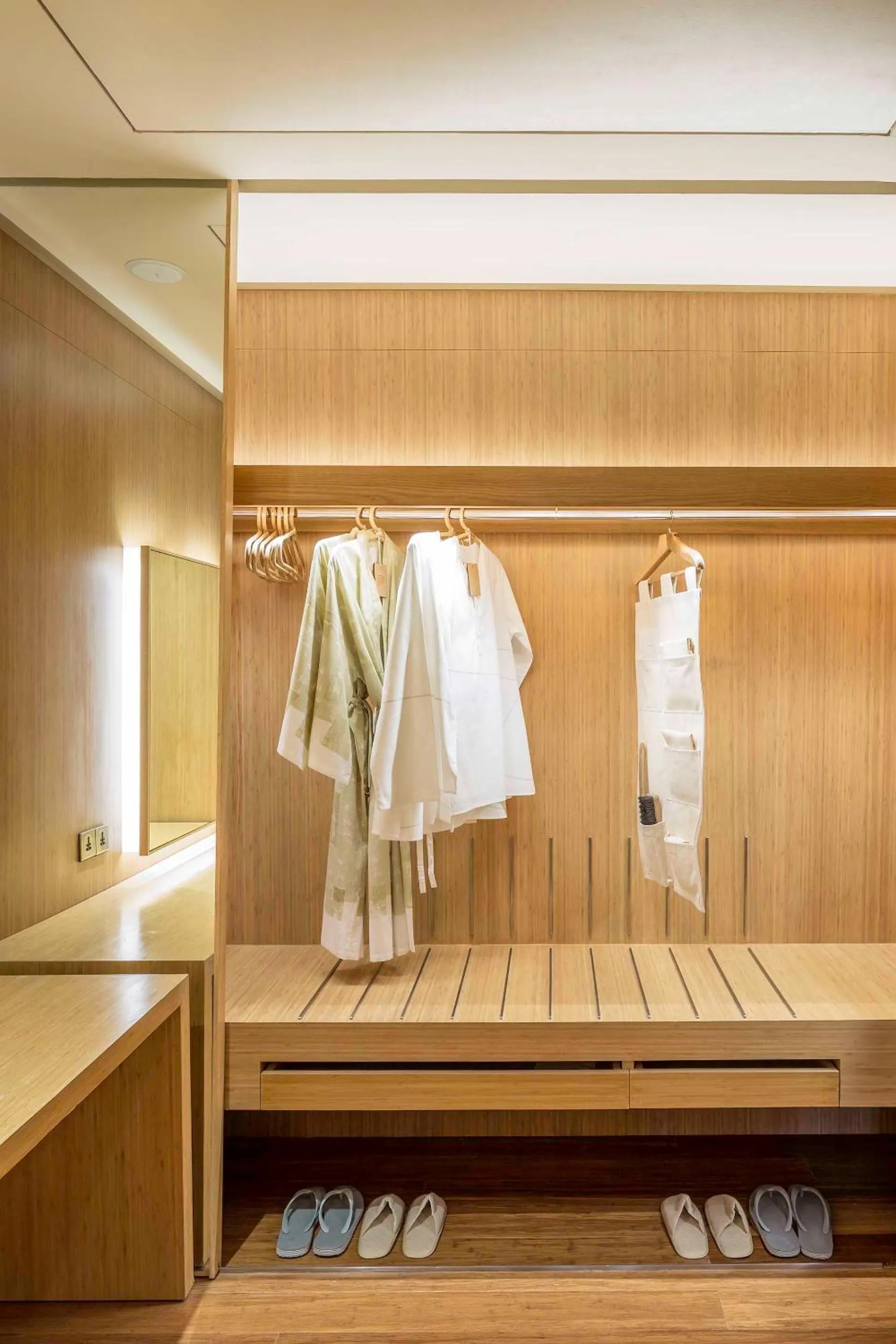 wardrobe in Six Senses Vana - A Wellness Retreat