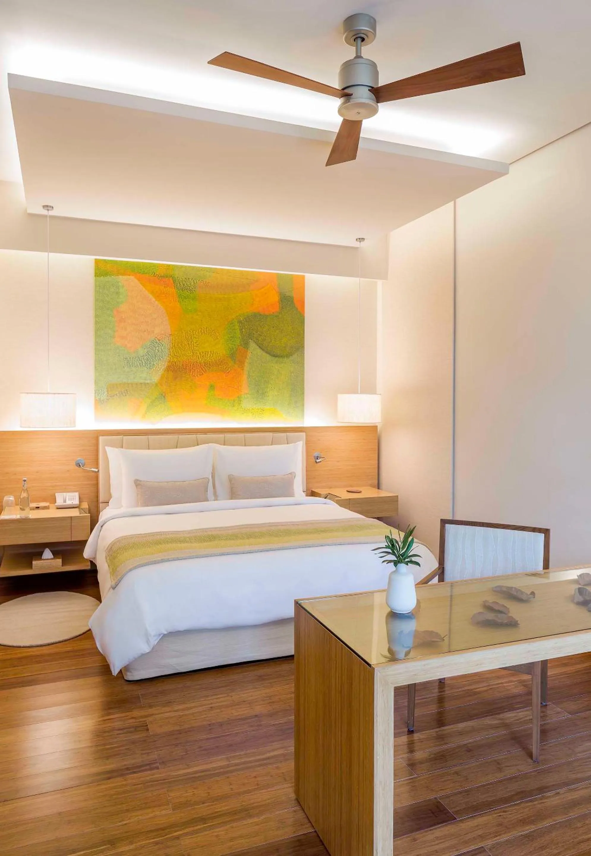 Bed in Six Senses Vana - A Wellness Retreat