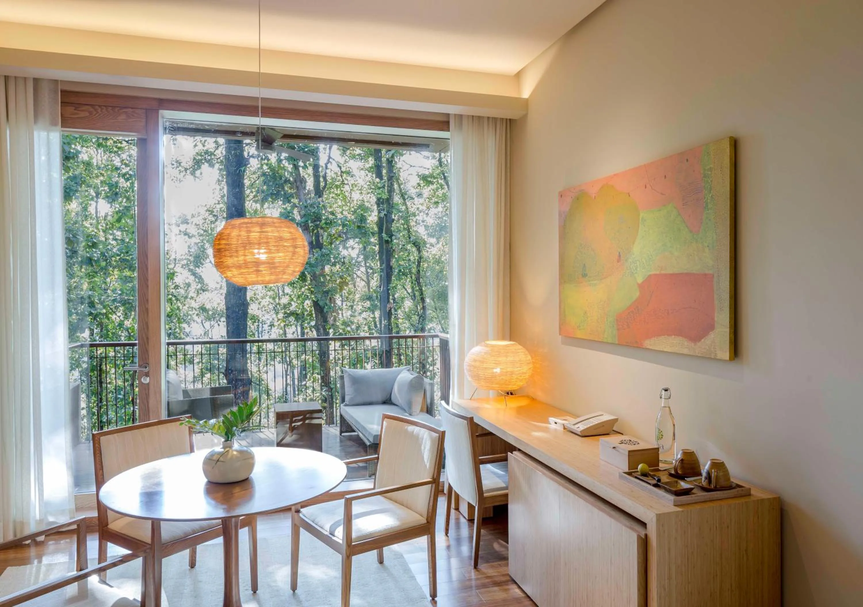 Seating area in Six Senses Vana - A Wellness Retreat