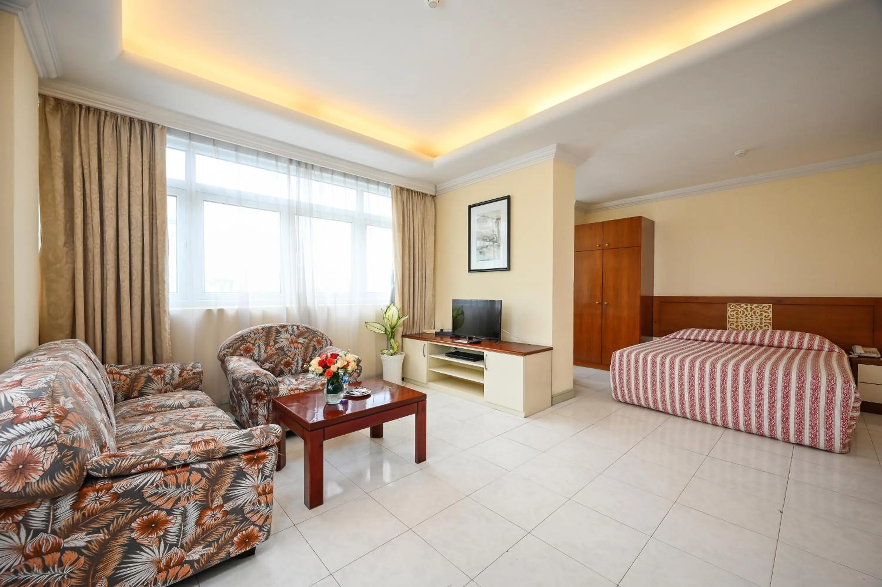 Living room, Bed in Cityview Serviced Apartment & Hotel Ho Chi Minh City