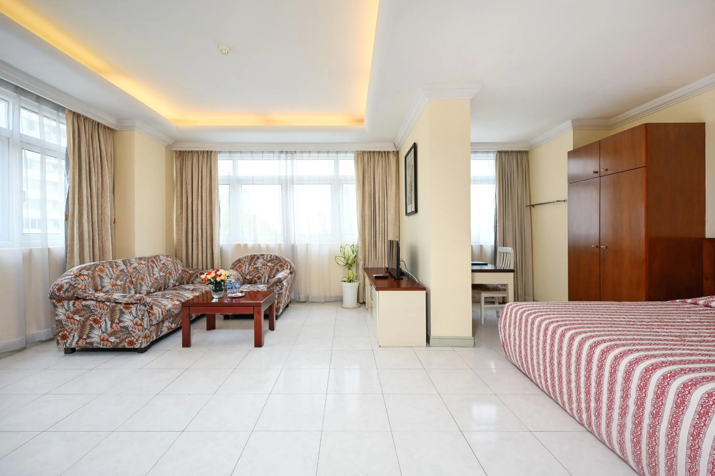 Photo of the whole room, Bed in Cityview Serviced Apartment & Hotel Ho Chi Minh City
