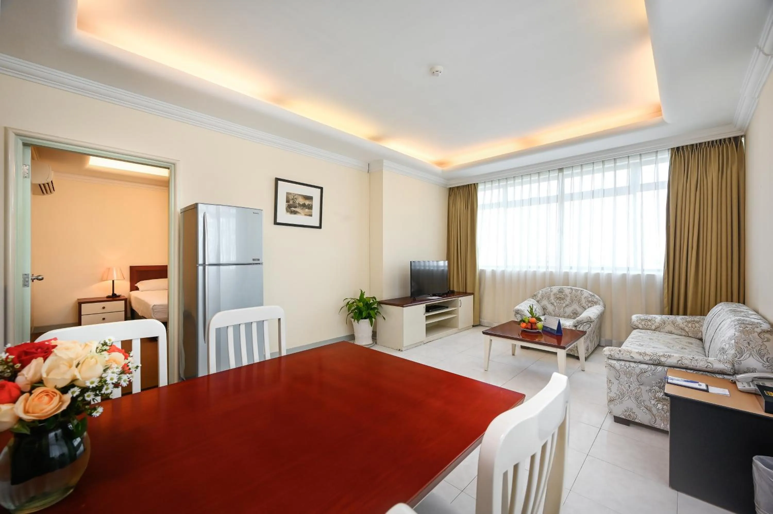 Photo of the whole room, Bed in Cityview Serviced Apartment & Hotel Ho Chi Minh City