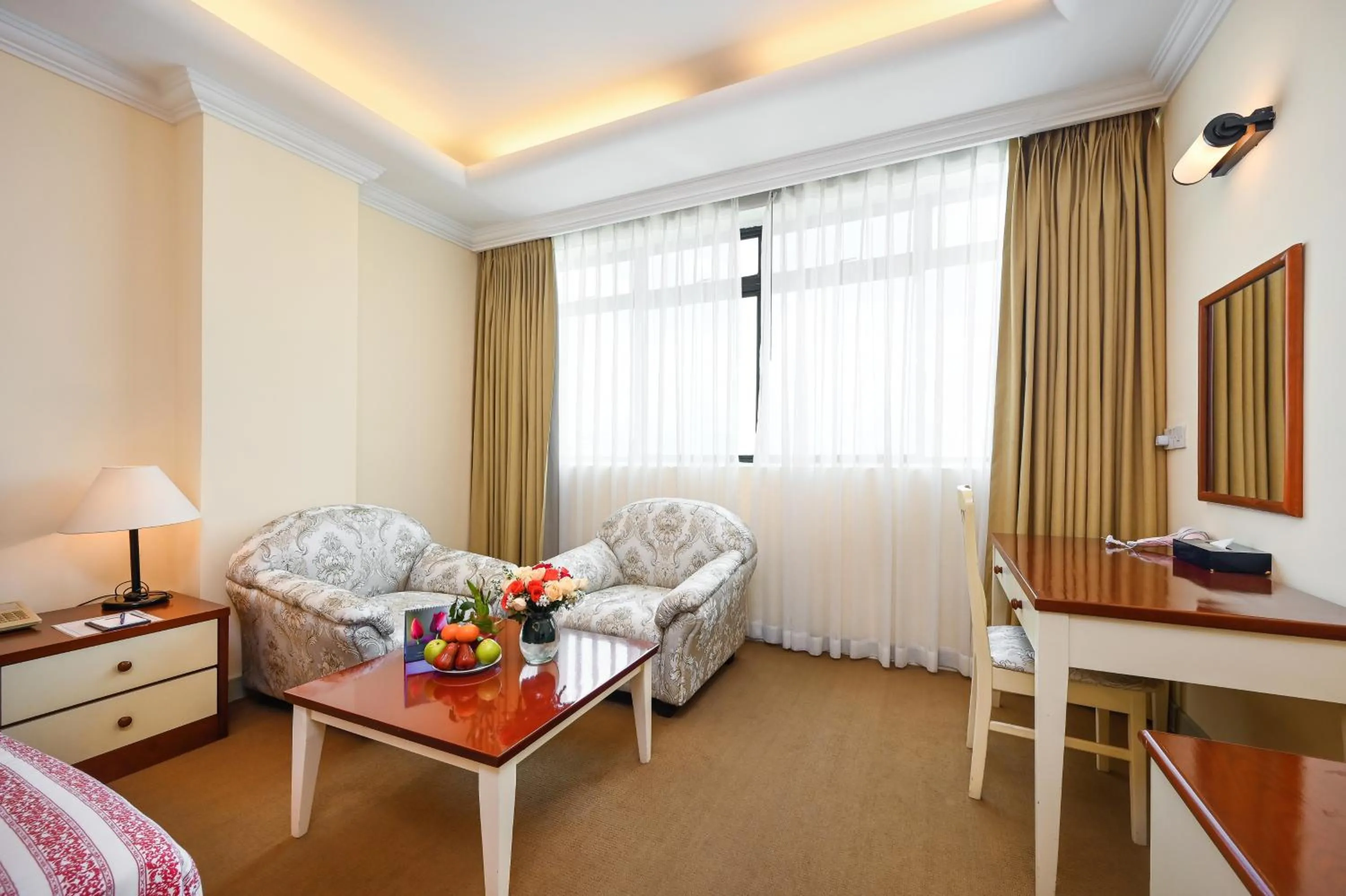 Seating area, Bed in Cityview Serviced Apartment & Hotel Ho Chi Minh City