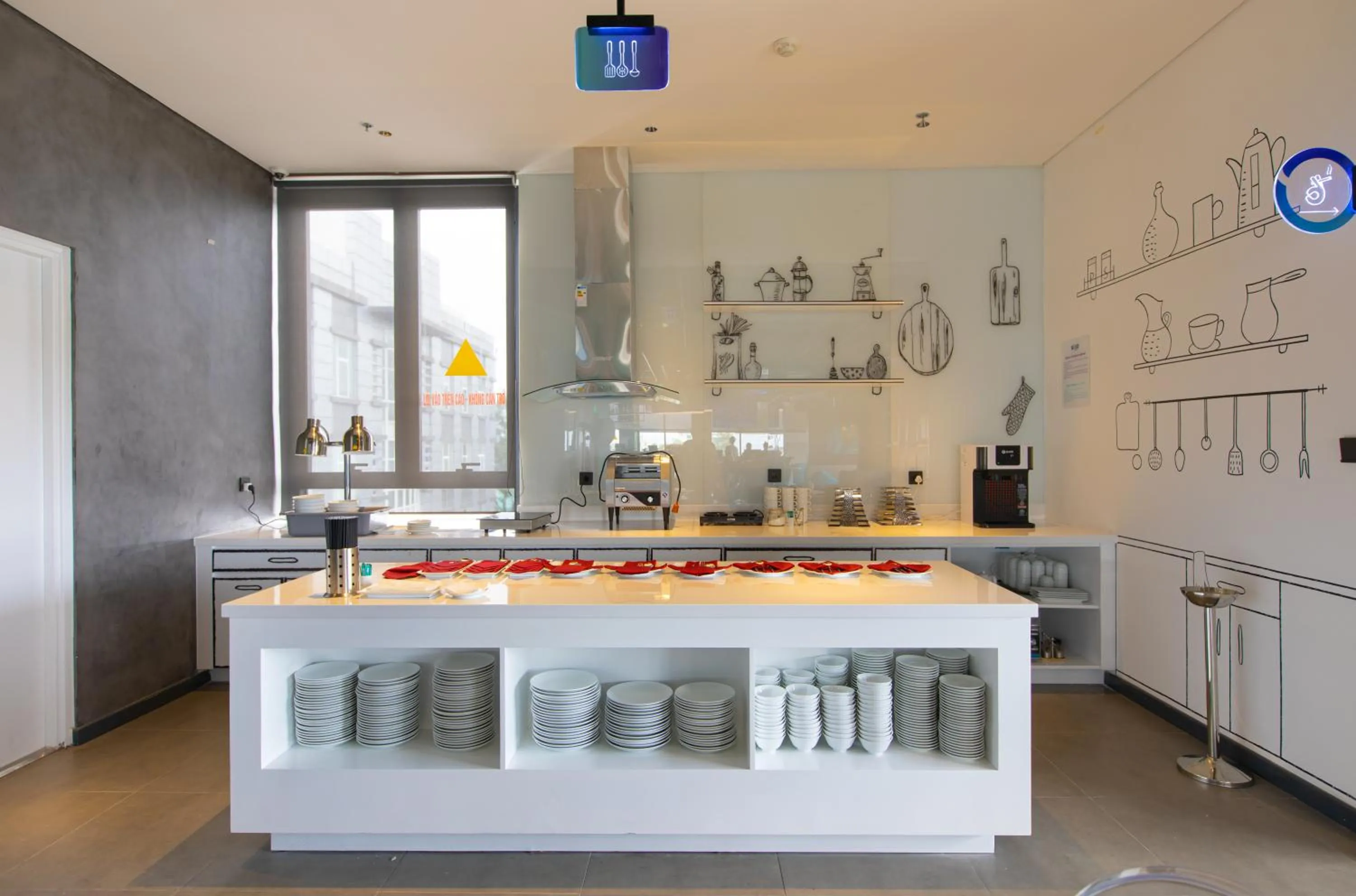 Kitchen or kitchenette in SOJO Hotel Hau Giang