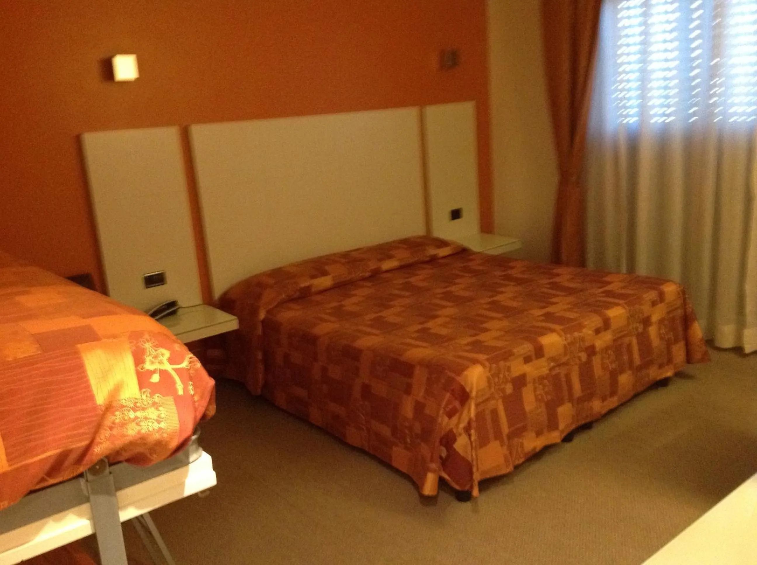 Bed in Hotel Eur