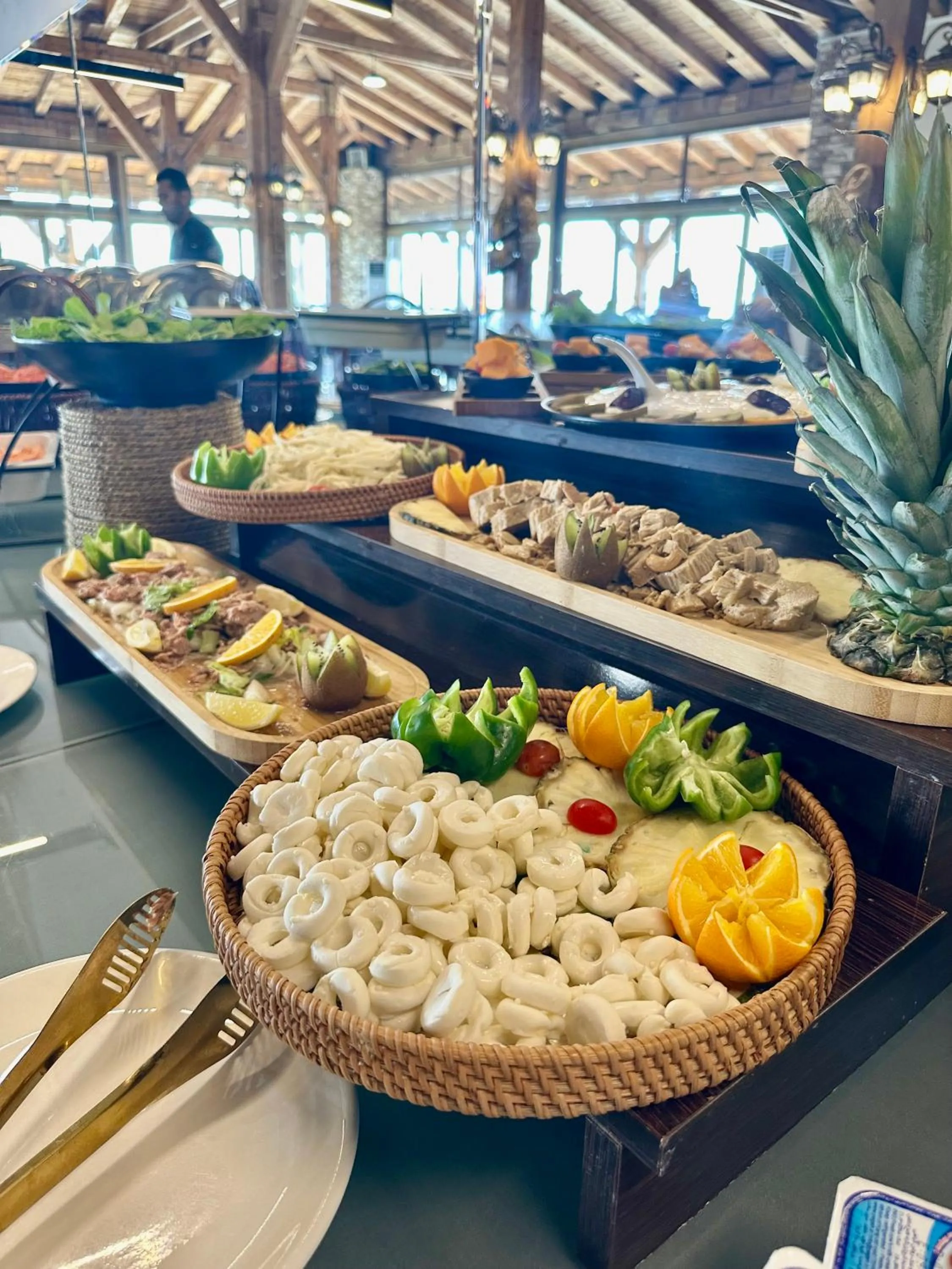 Buffet breakfast in Banoj Hotel