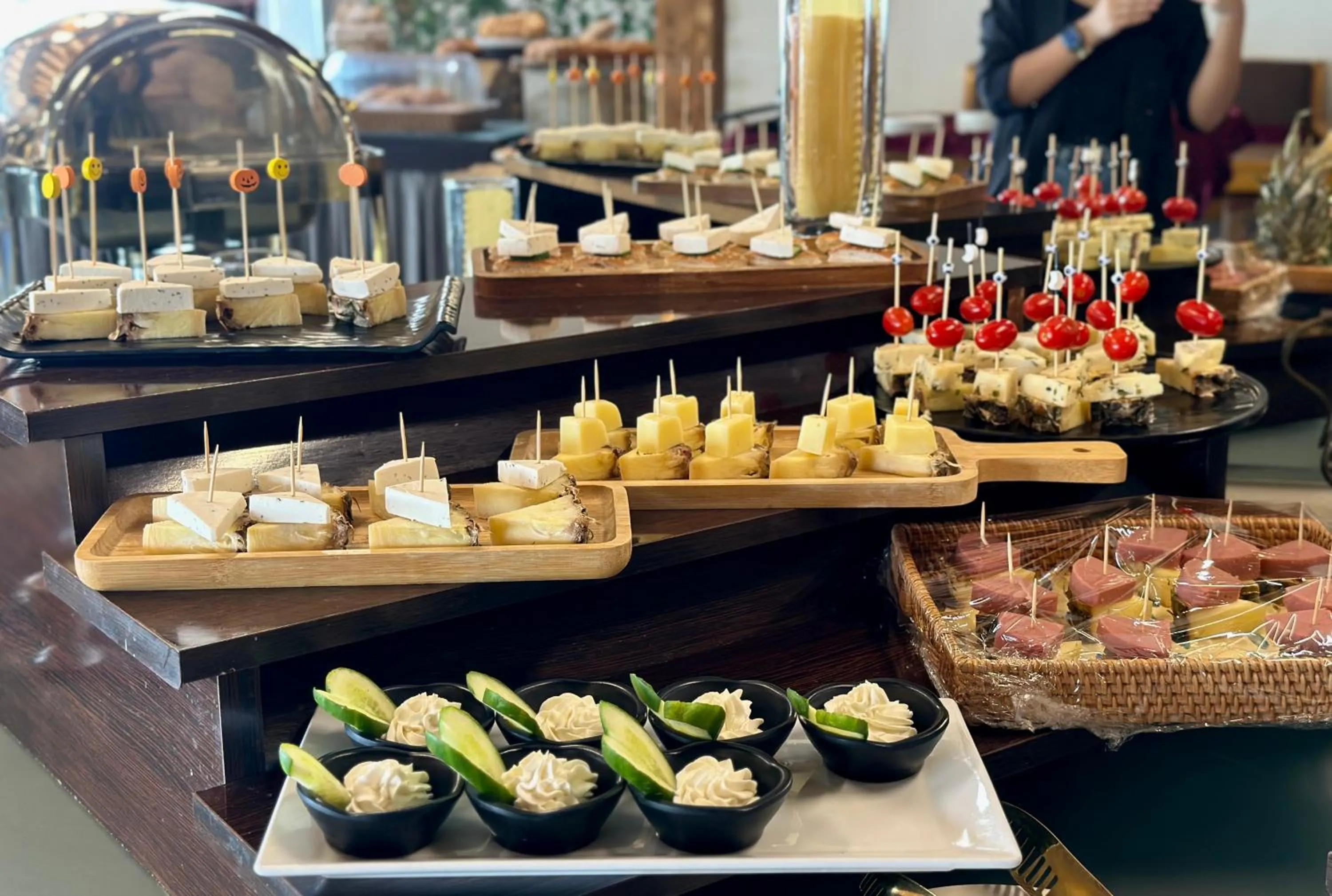 Buffet breakfast in Banoj Hotel