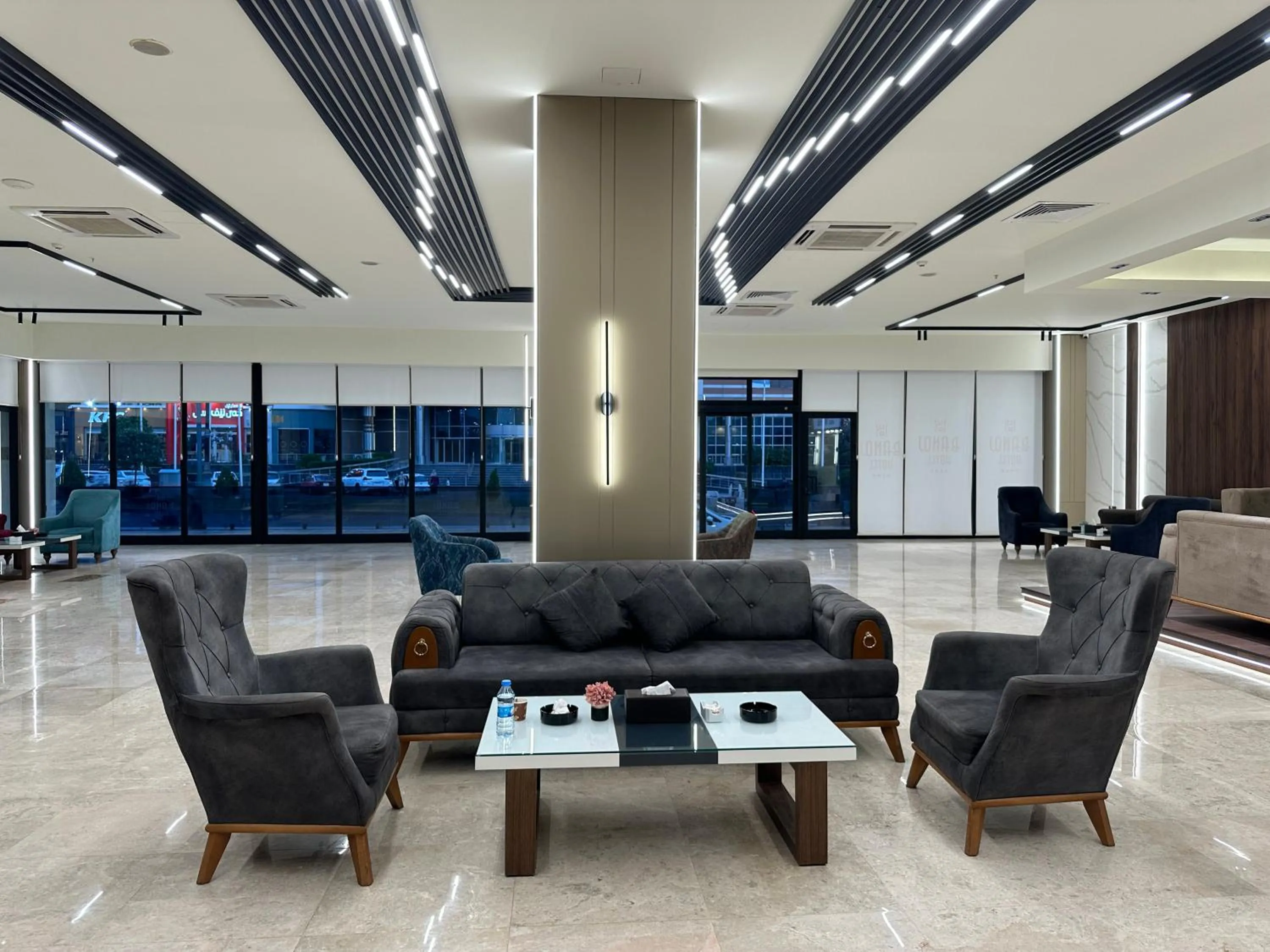 Seating area in Banoj Hotel