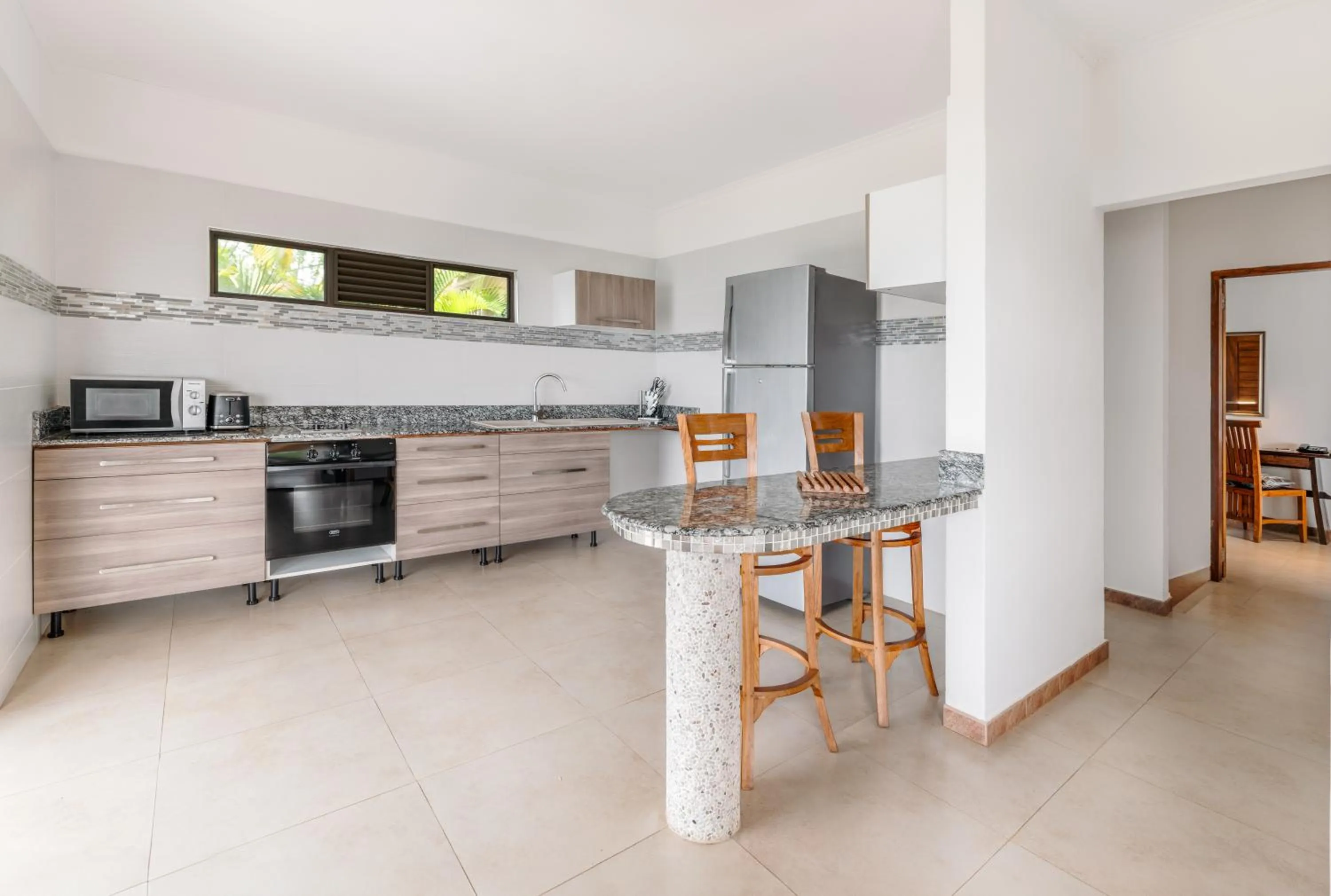 Kitchen or kitchenette in Hotel Le Duc de Praslin