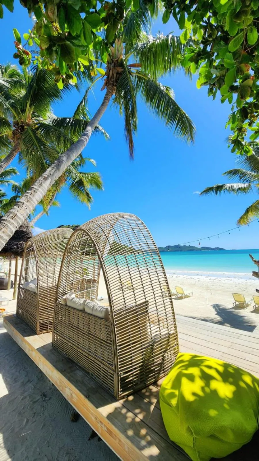 Beach in Hotel Le Duc de Praslin