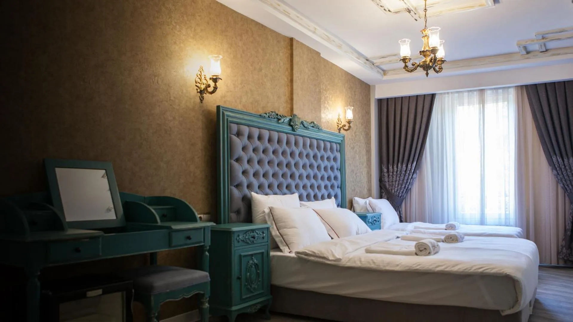 Bed in Idylle Hotel