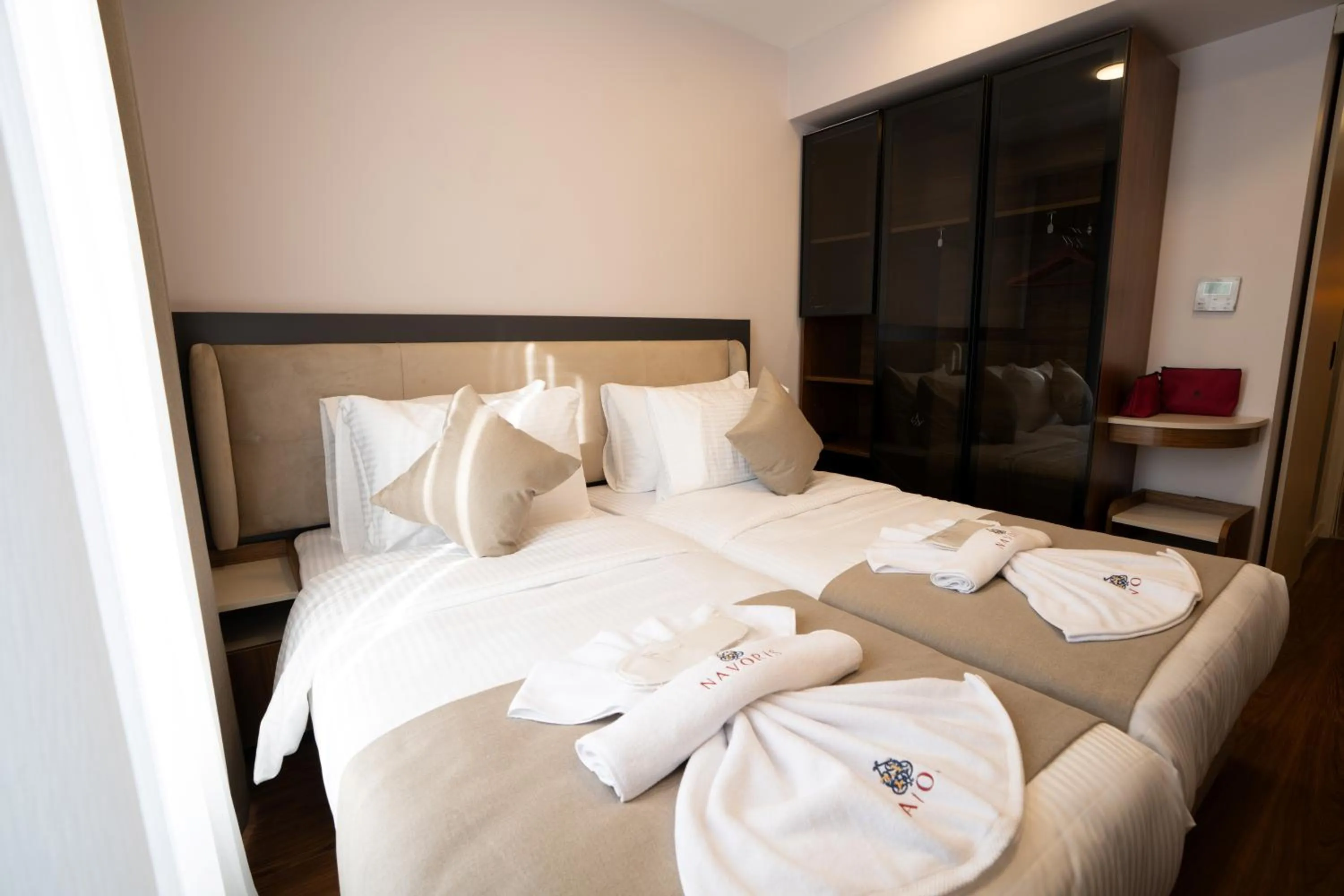 Bed in Navoris Hotel