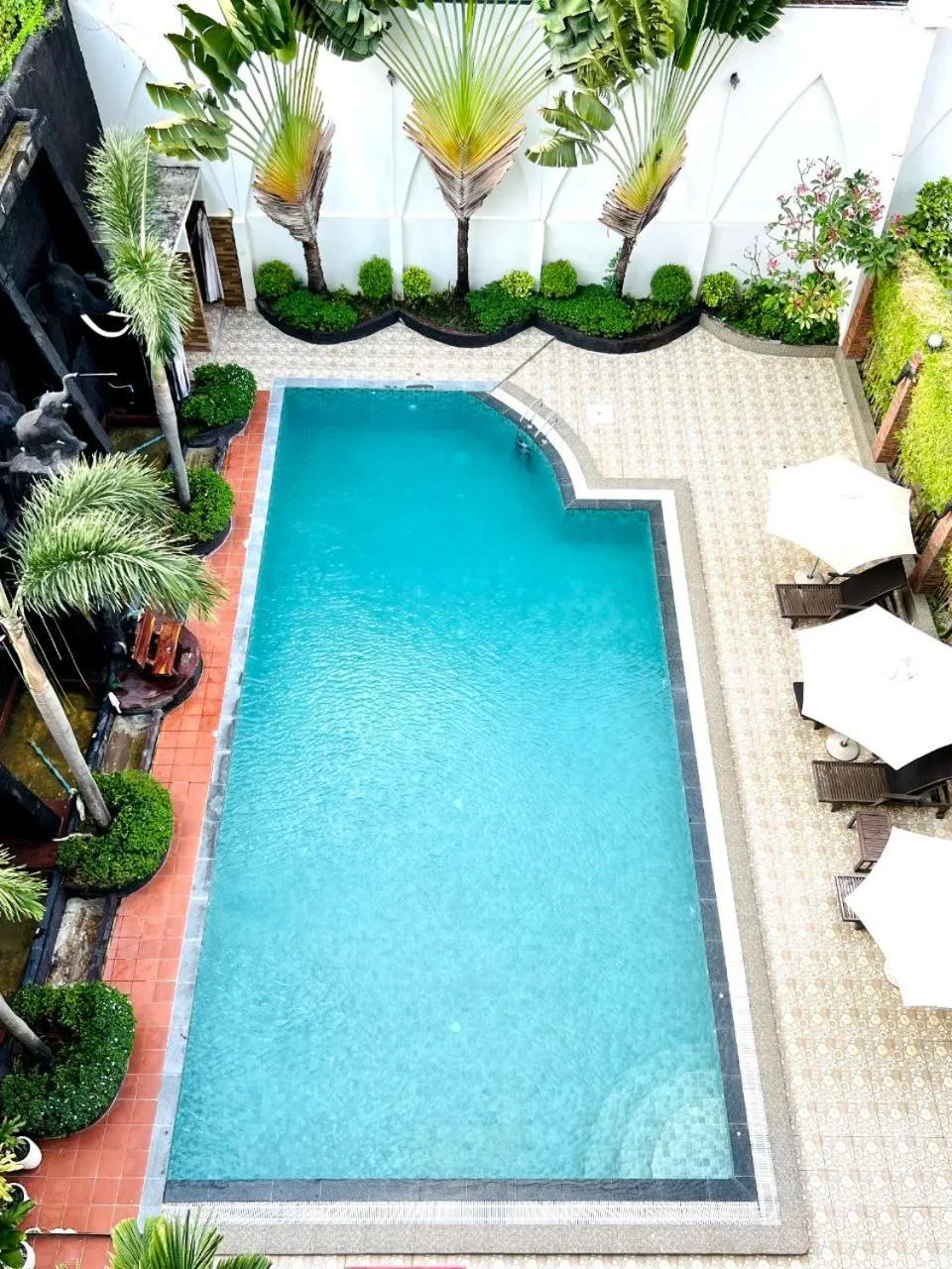 Pool view in Aristocrat Residence & Hotel