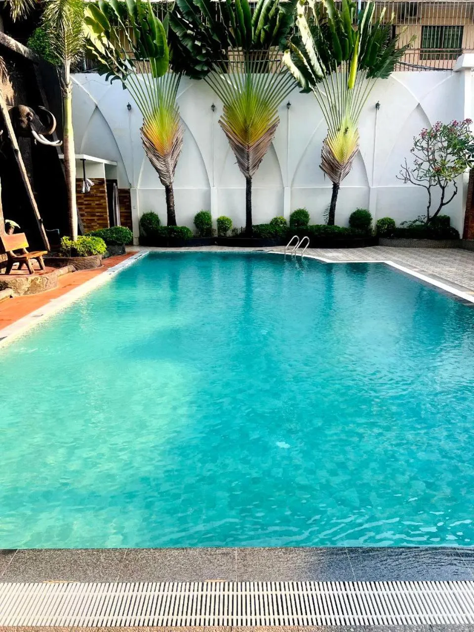 Pool view in Aristocrat Residence & Hotel