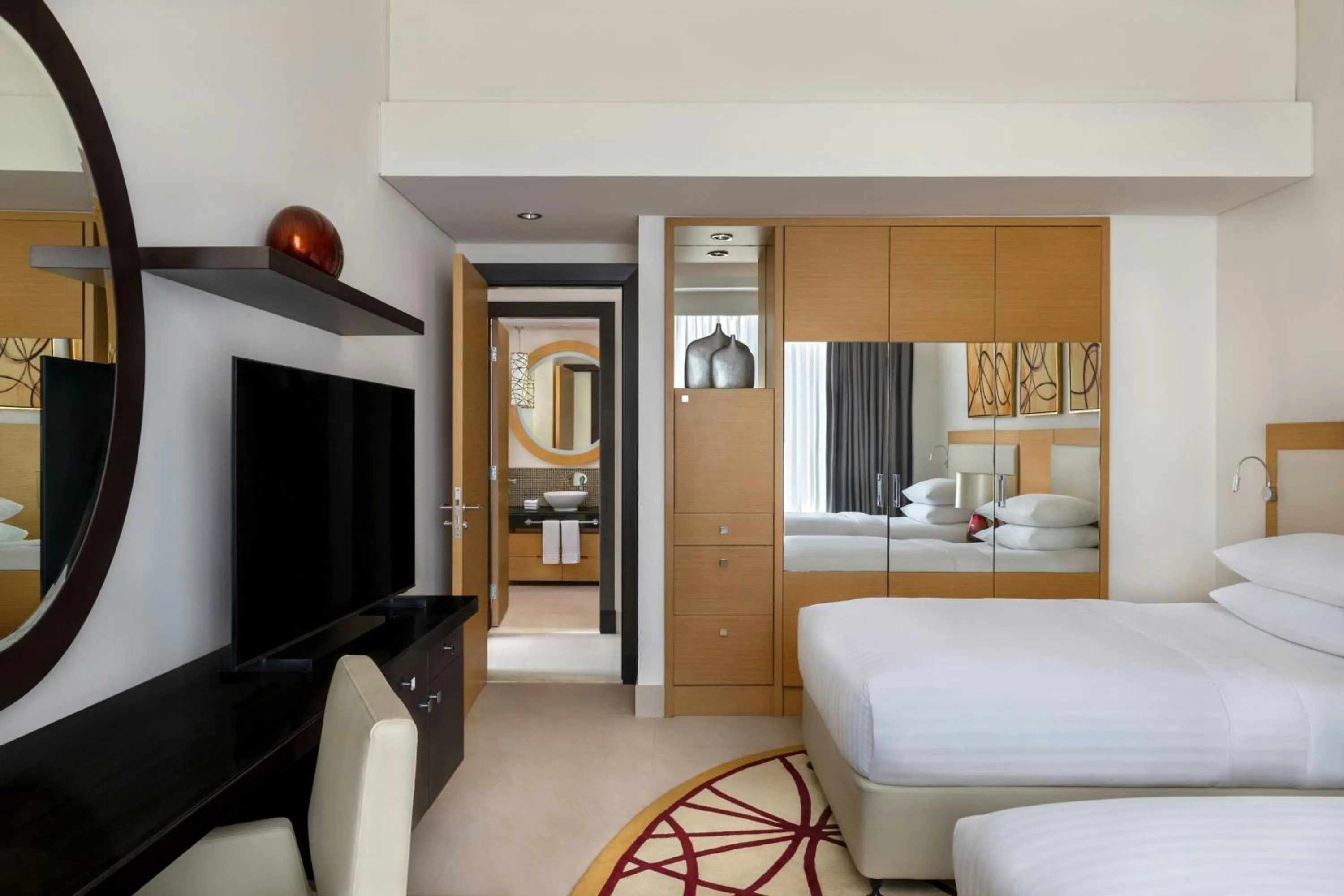 Bedroom, Bed in Marriott Executive Apartments Al Jaddaf, Dubai