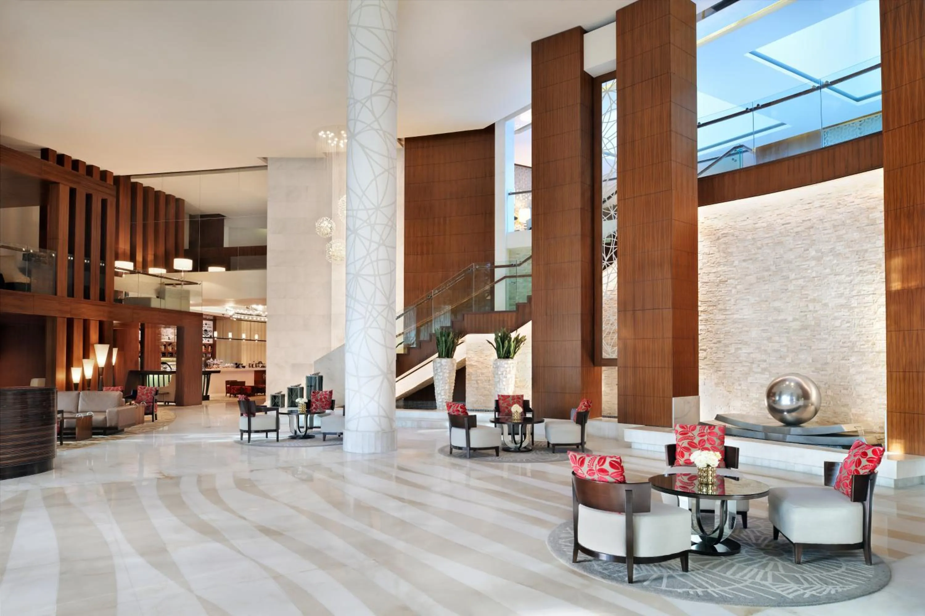 Lobby or reception in Marriott Executive Apartments Al Jaddaf, Dubai