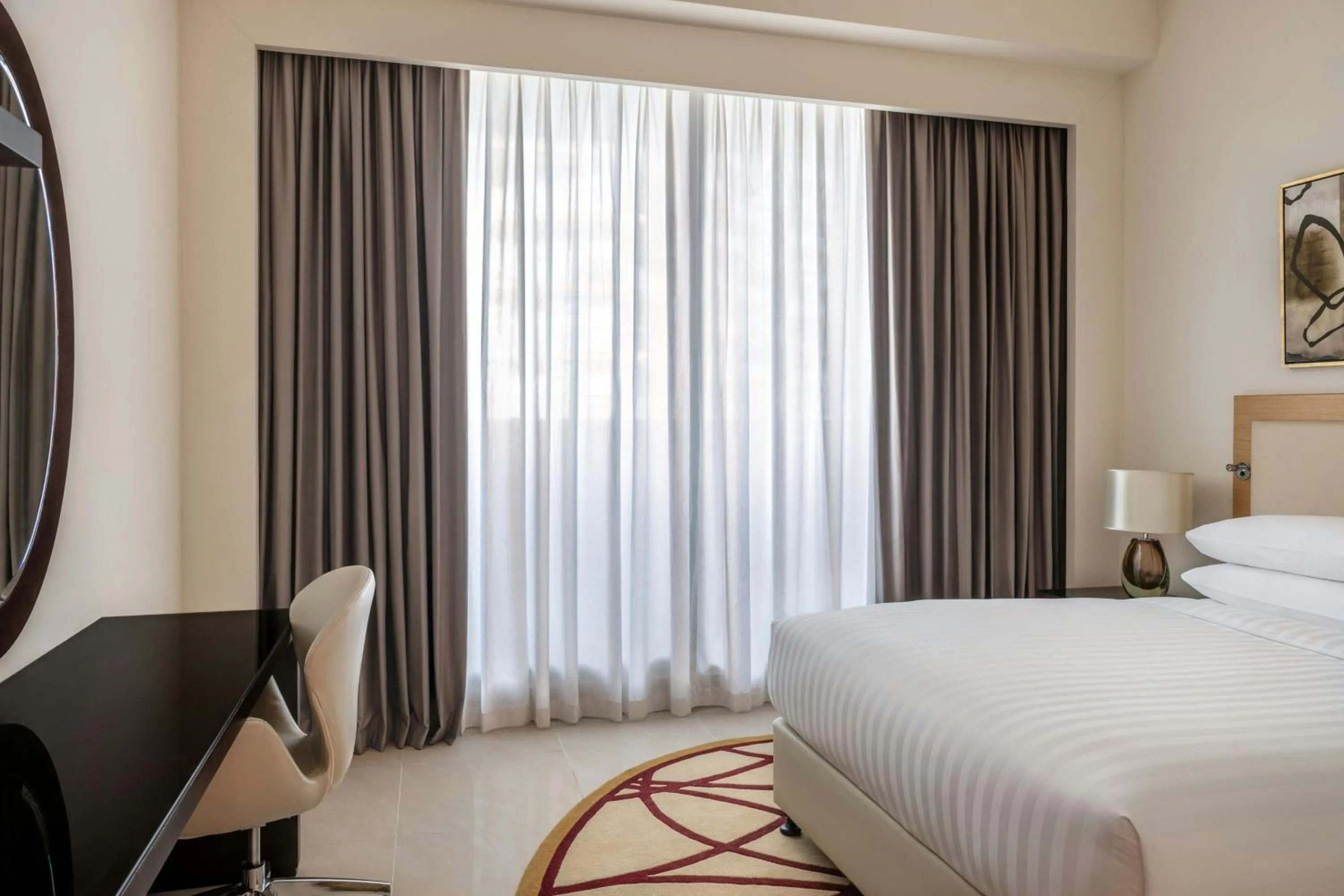 Bedroom, Bed in Marriott Executive Apartments Al Jaddaf, Dubai