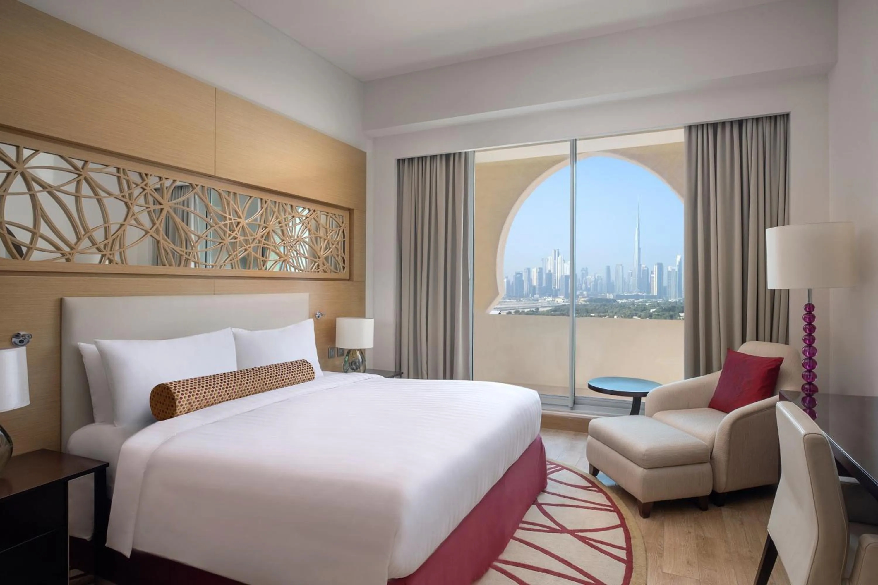 Bedroom, Bed in Marriott Executive Apartments Al Jaddaf, Dubai
