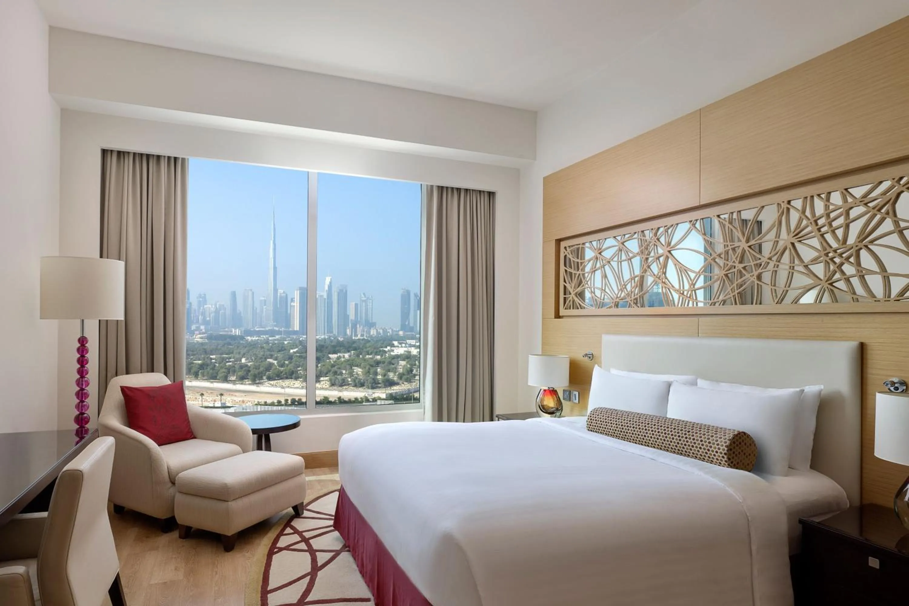 Bedroom, Bed in Marriott Executive Apartments Al Jaddaf, Dubai